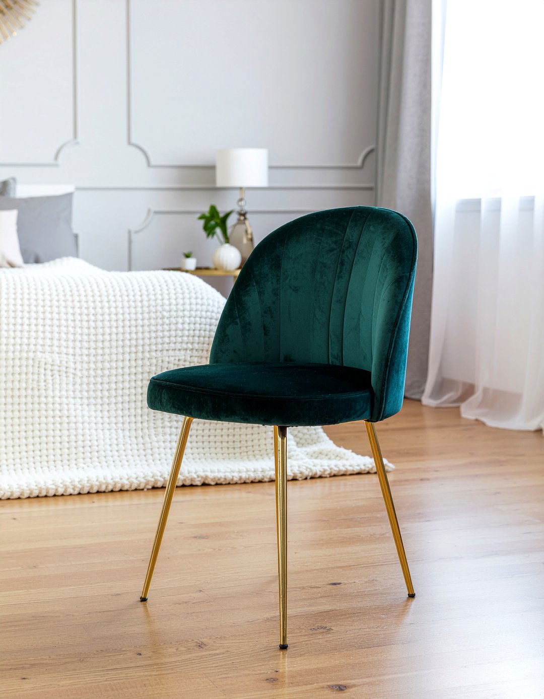 Gold Metal Frame Chair - 30 bedroom lounge chairs