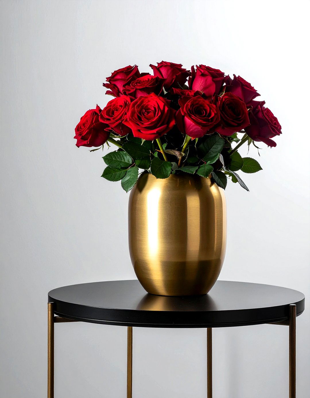 Gold Metallic Vase - 30 vase styling ideas