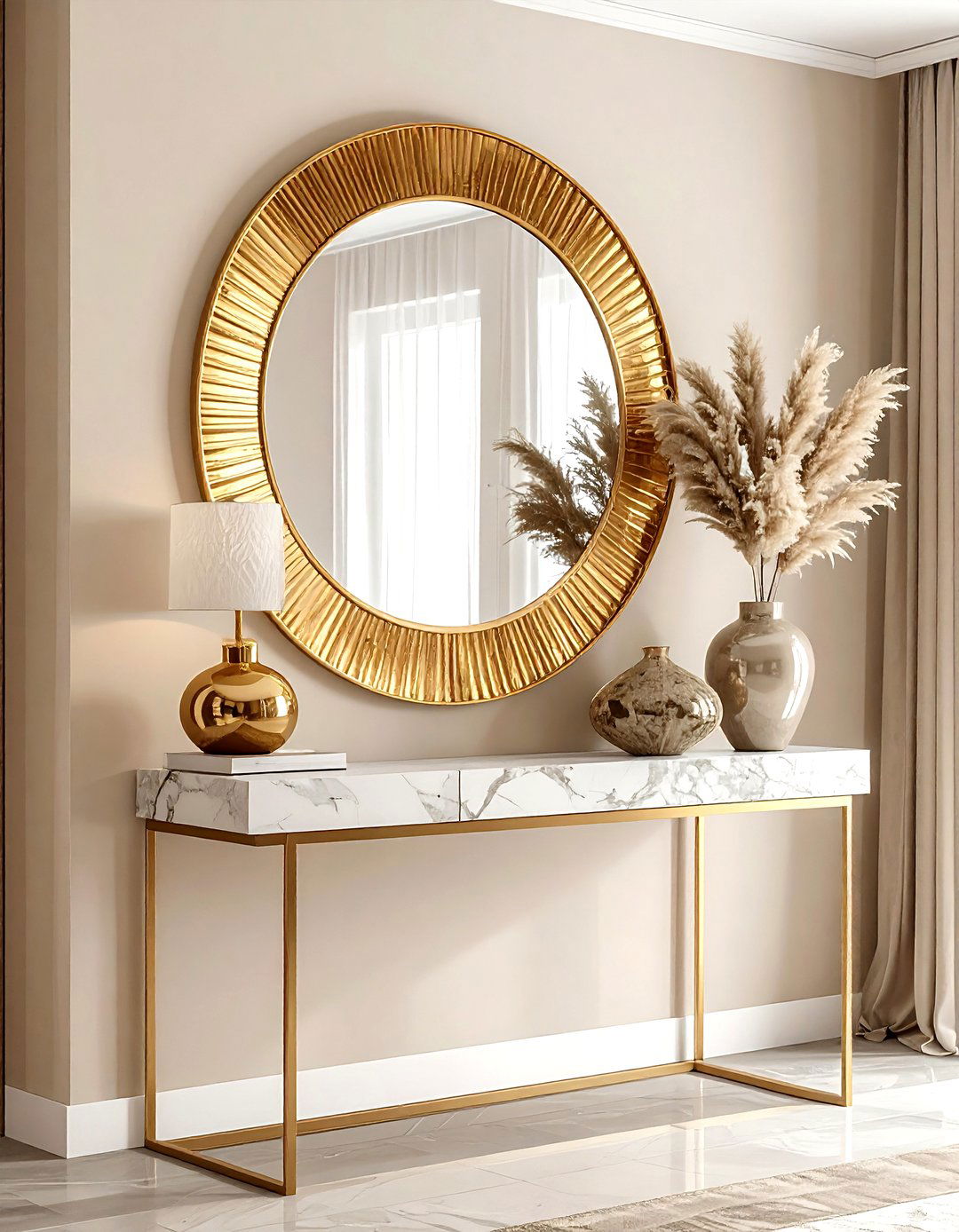 Gold Mirror - 30 metal accent ideas