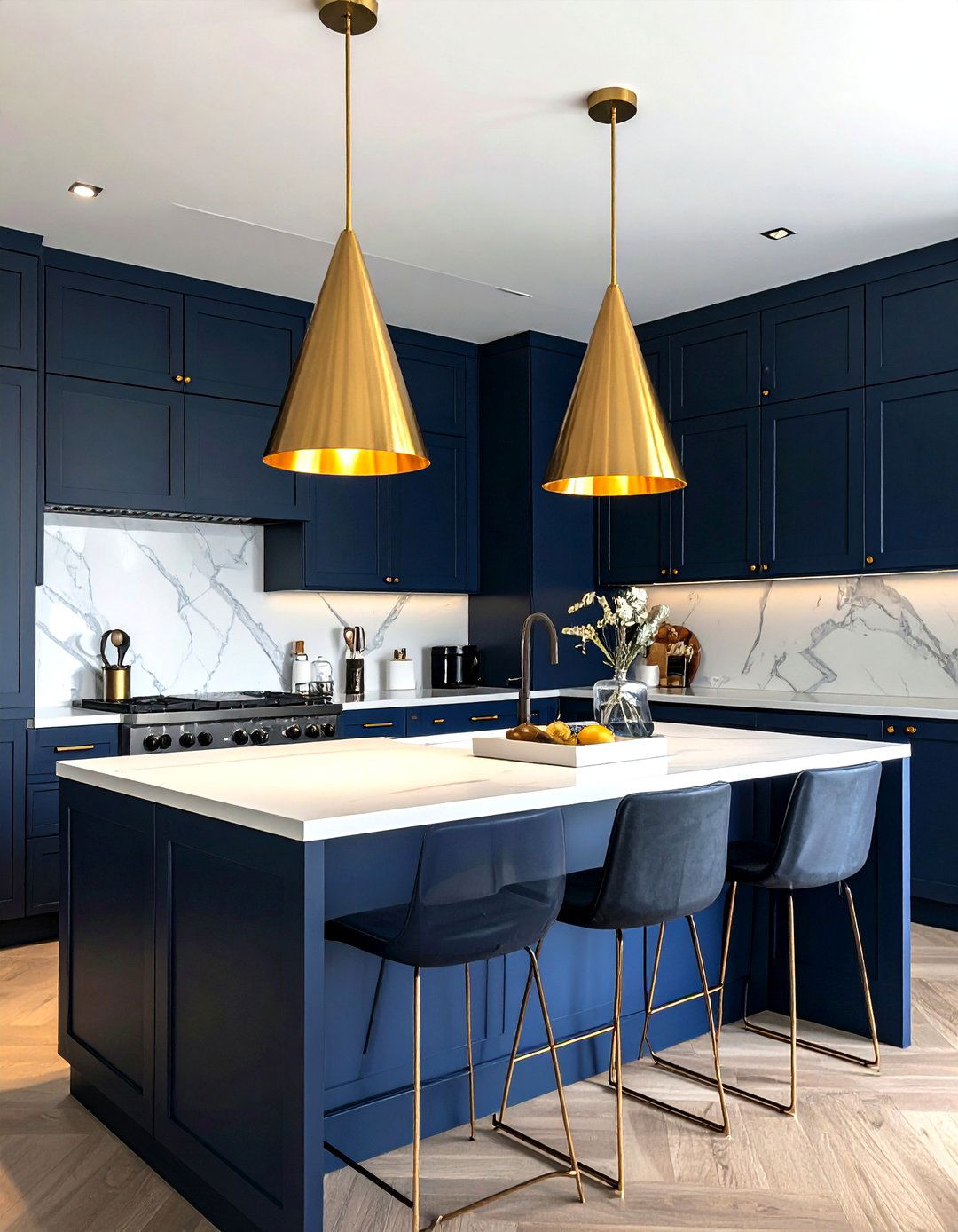 Gold Pendant Lights - 30 top kitchen ideas