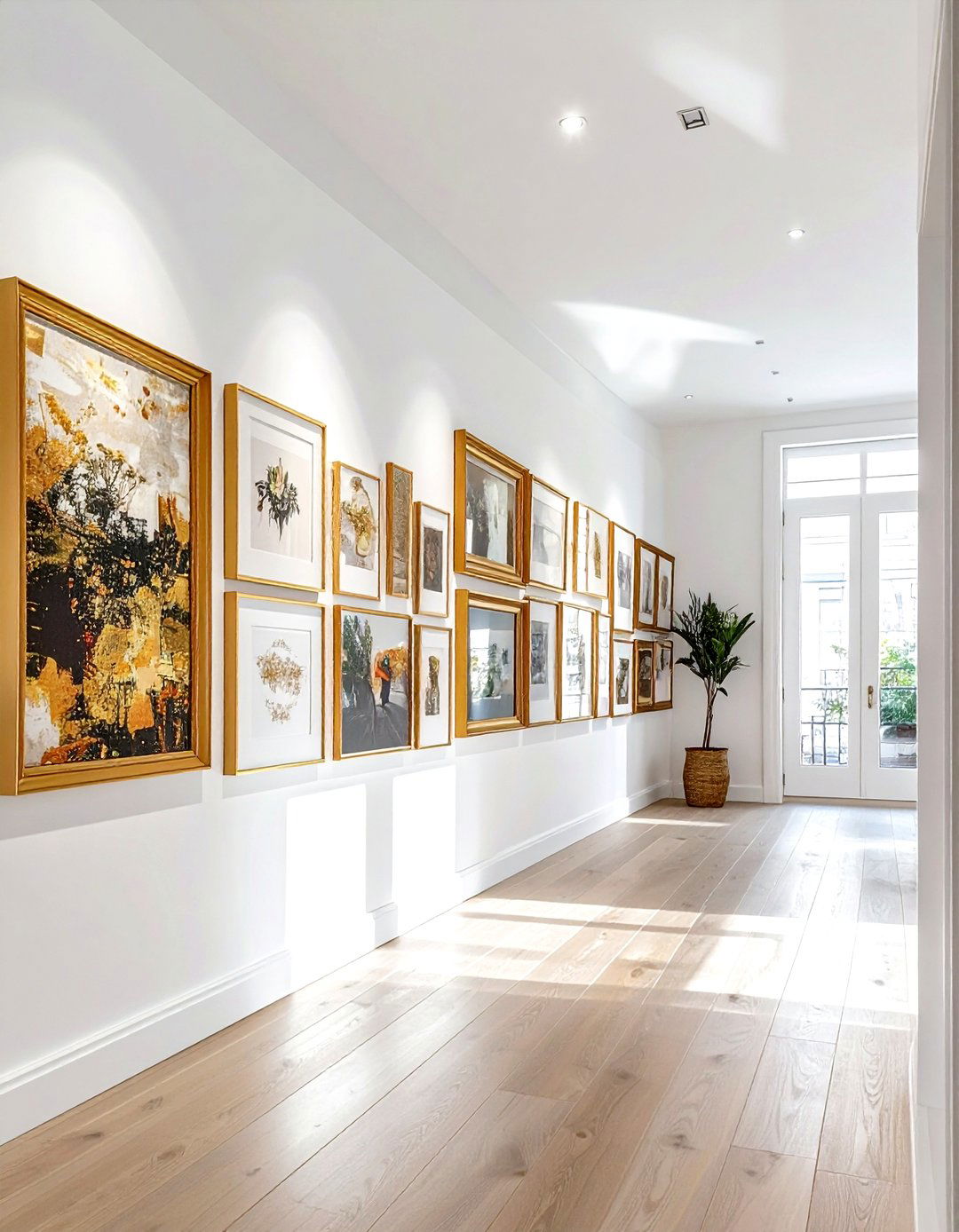 Gold Picture Frame Gallery Wall - 30 decor wishlist ideas