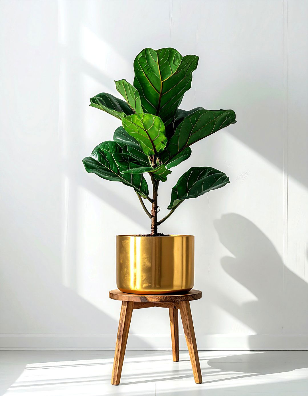 Gold Planter Pot - 30 gold decor ideas