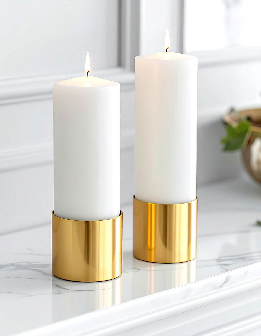 Gold Taper Candle Holder - 30 living room candle holders