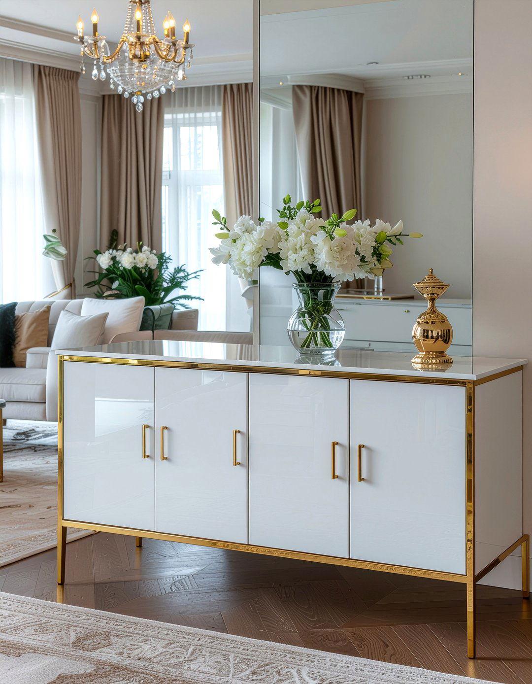 Gold Trim China Cabinet - 30 living room china cabinet ideas