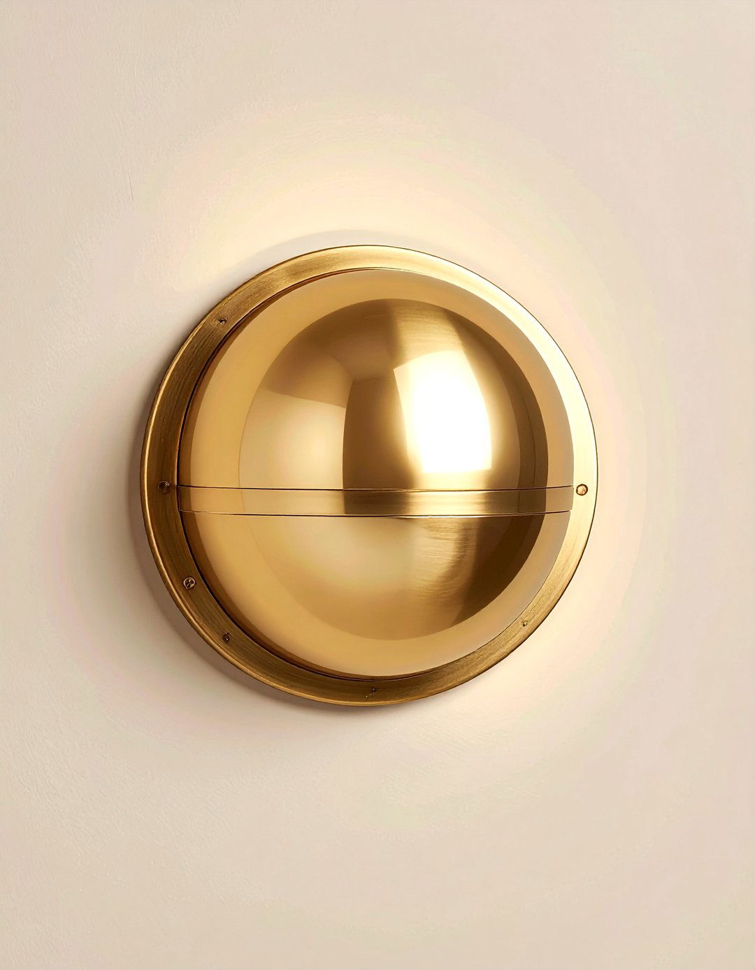 Gold Wall Sconce - 30 beige bathroom accessories ideas