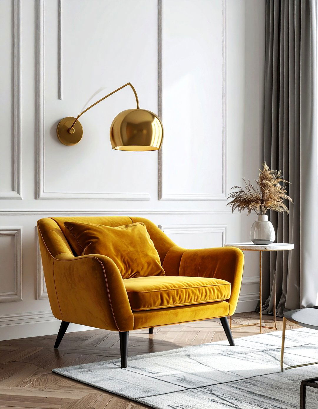 Gold Wall Sconce - 30 gold decor ideas