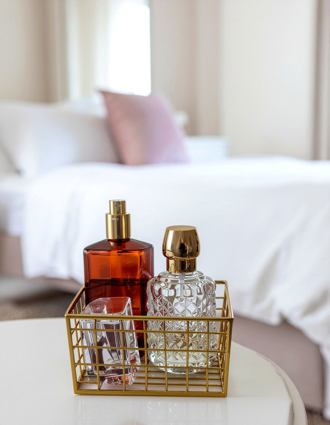 Gold Wire Storage Basket - 30 bedroom storage baskets