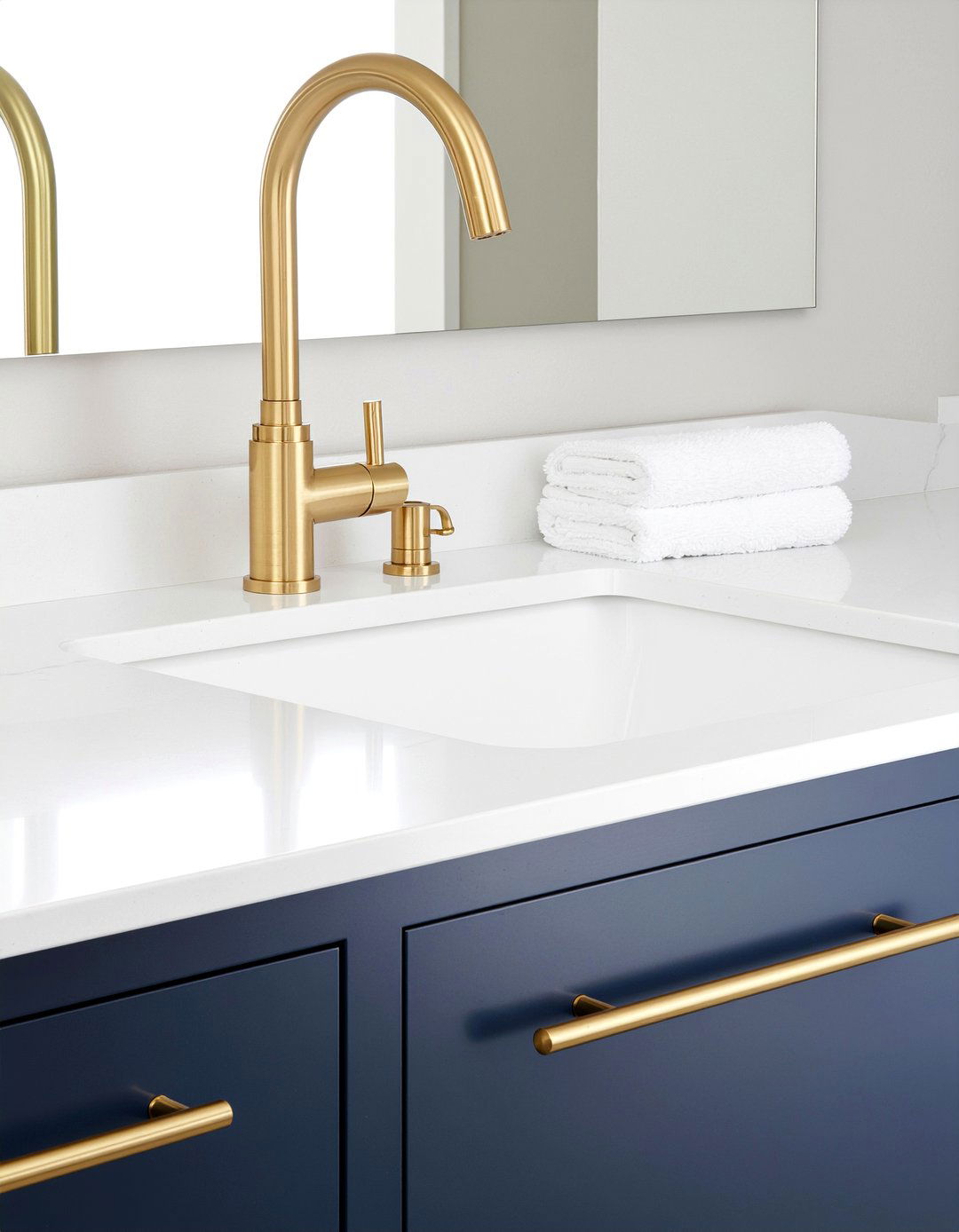 Gold bathroom hardware - 30 bathroom trend forecast ideas