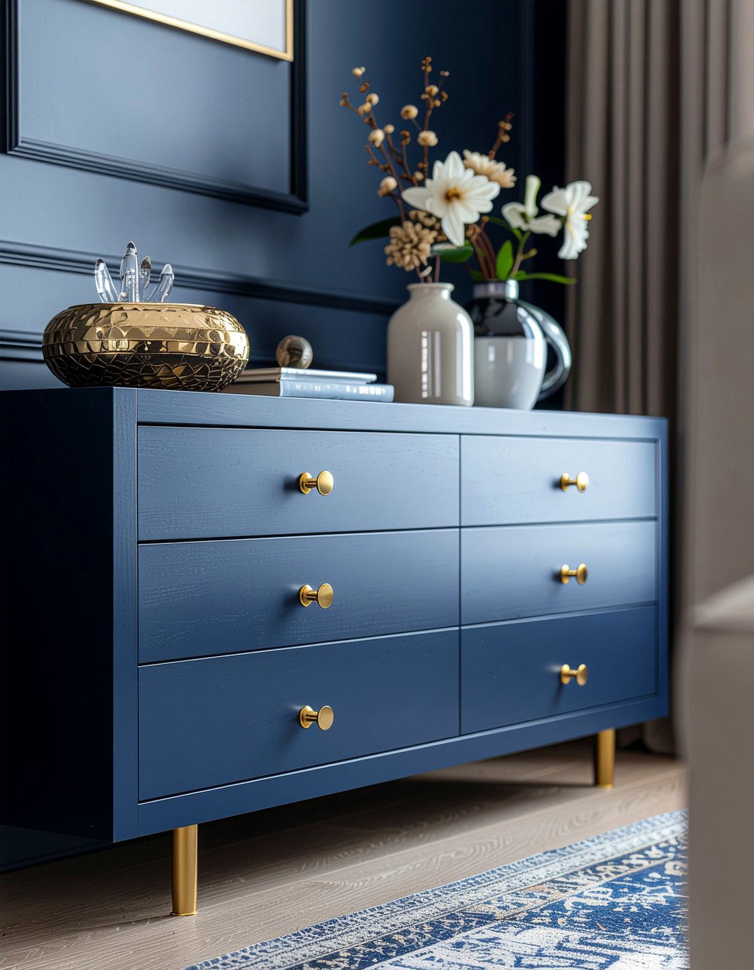 Gold hardware update - 30 dining room refresh ideas