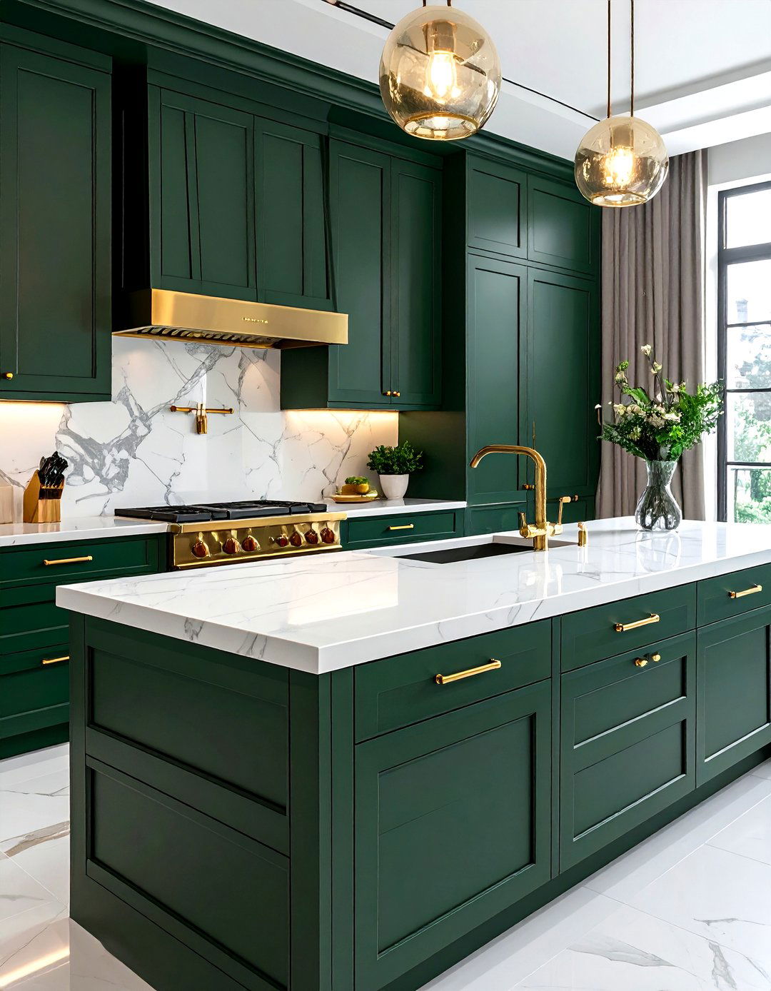 Gold kitchen cabinet hardware - 30 spec home kitchen ideas