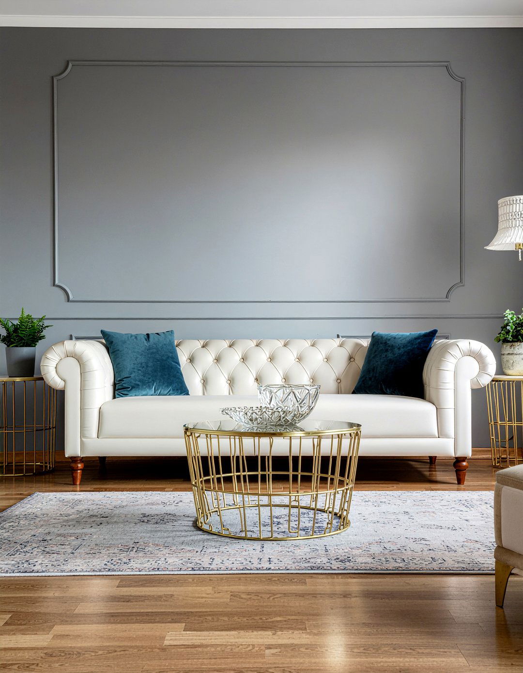 Gold side table - 30 living room side tables