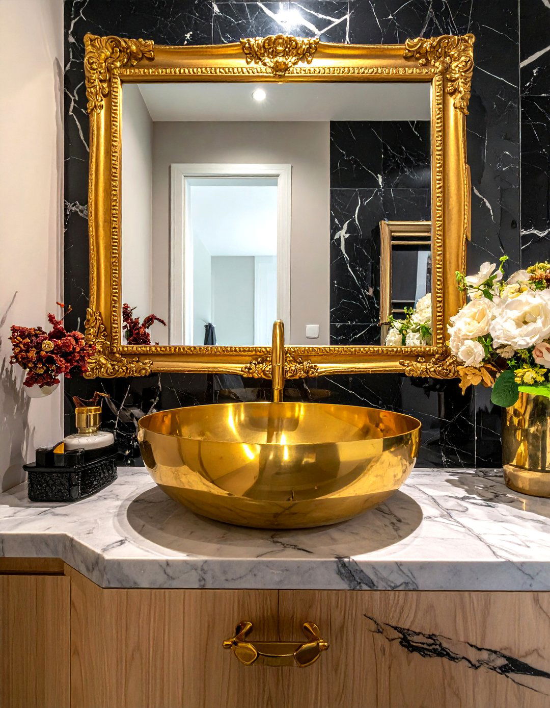 Gold vessel sink - 30 vessel sink ideas