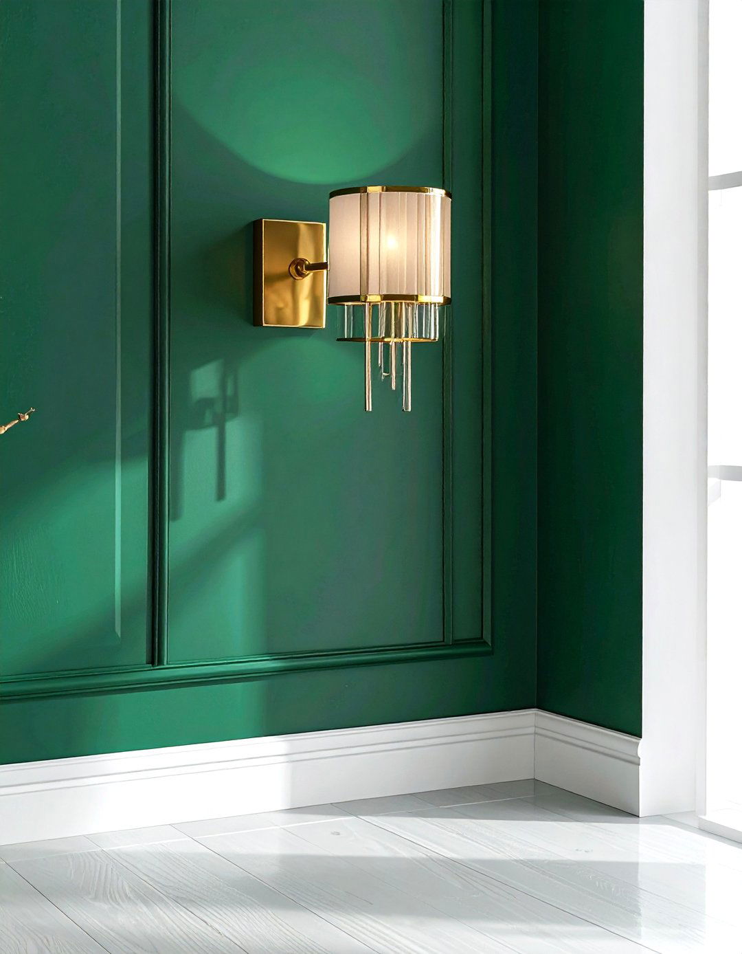 Gold wall sconce - 30 wall light ideas