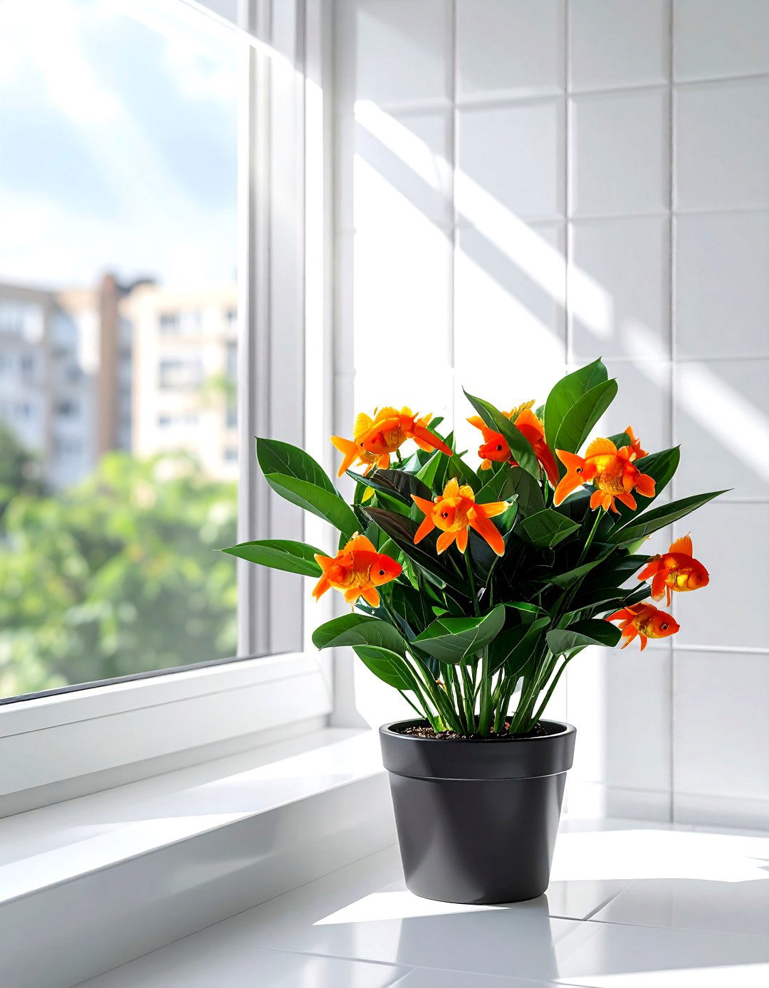 Goldfish Plant Orange Flowers - 30 hanging plant ideas