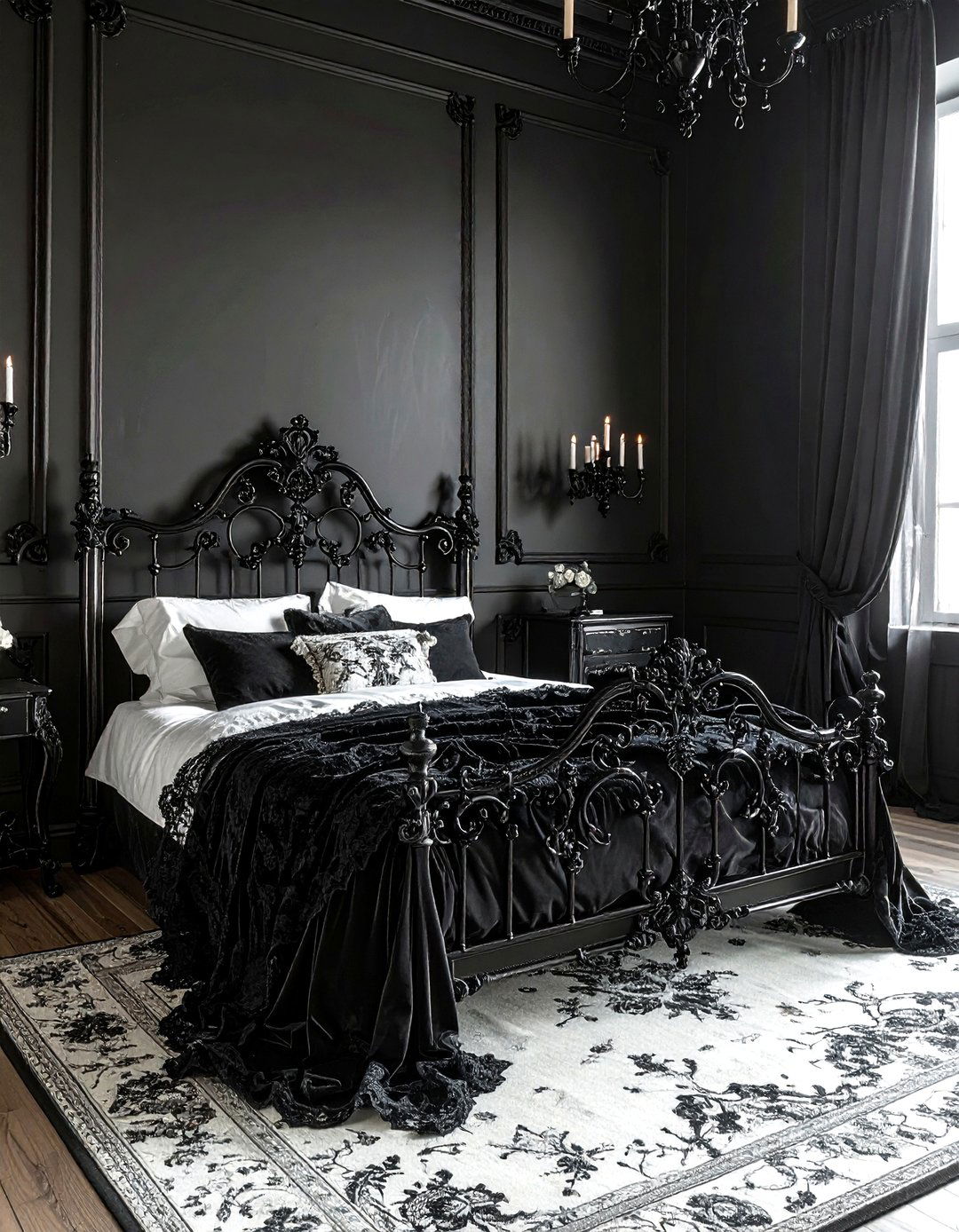 30 Bold Dark Black Bedroom Ideas for a Moody Sanctuary