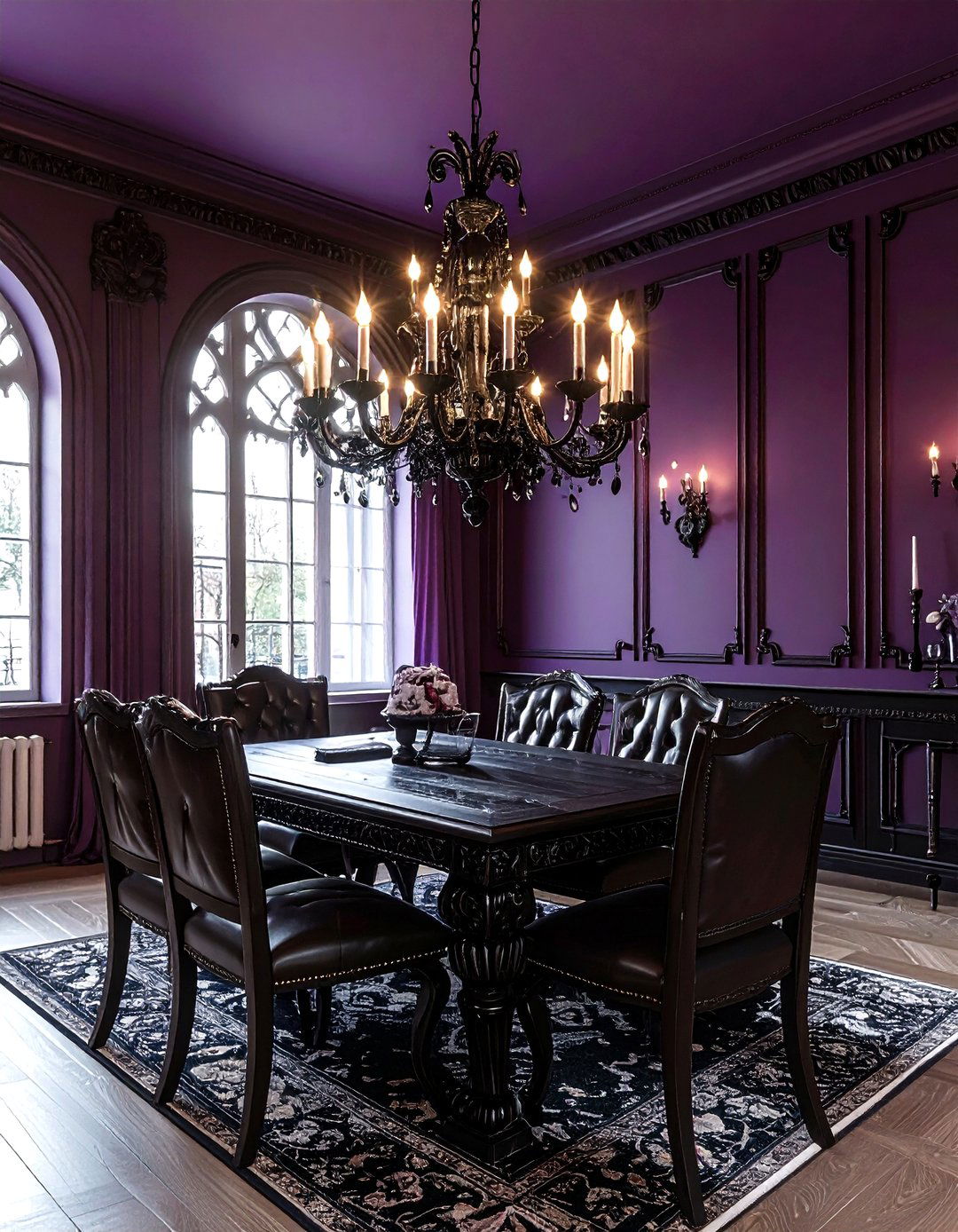 Gothic Dining Room - 30 grand dining room ideas