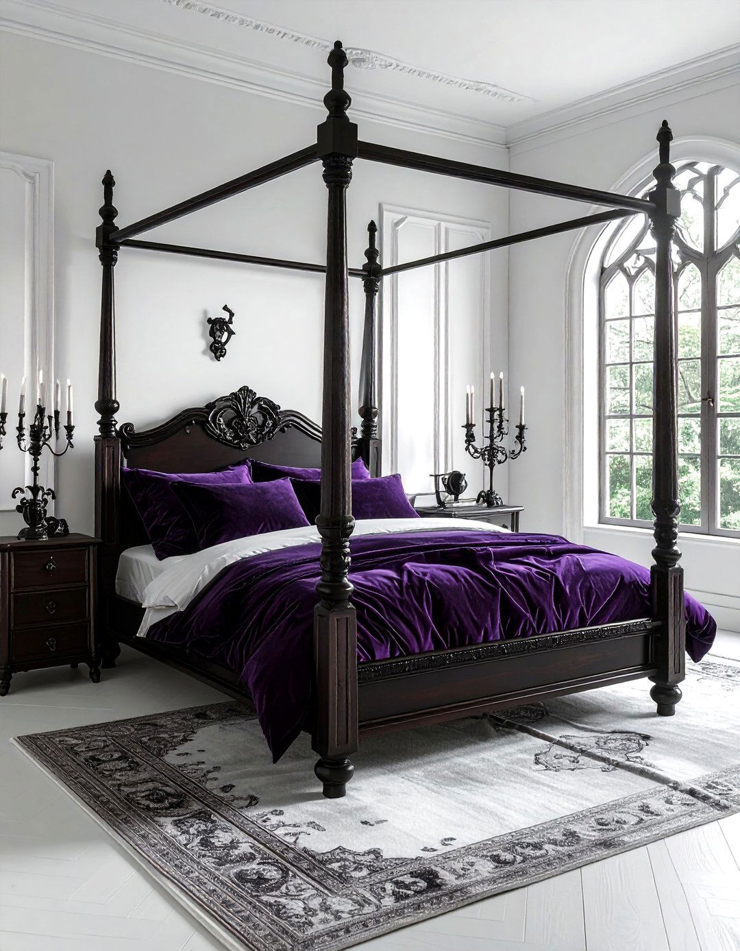 Gothic Revival Bedroom - 30 period home decor ideas
