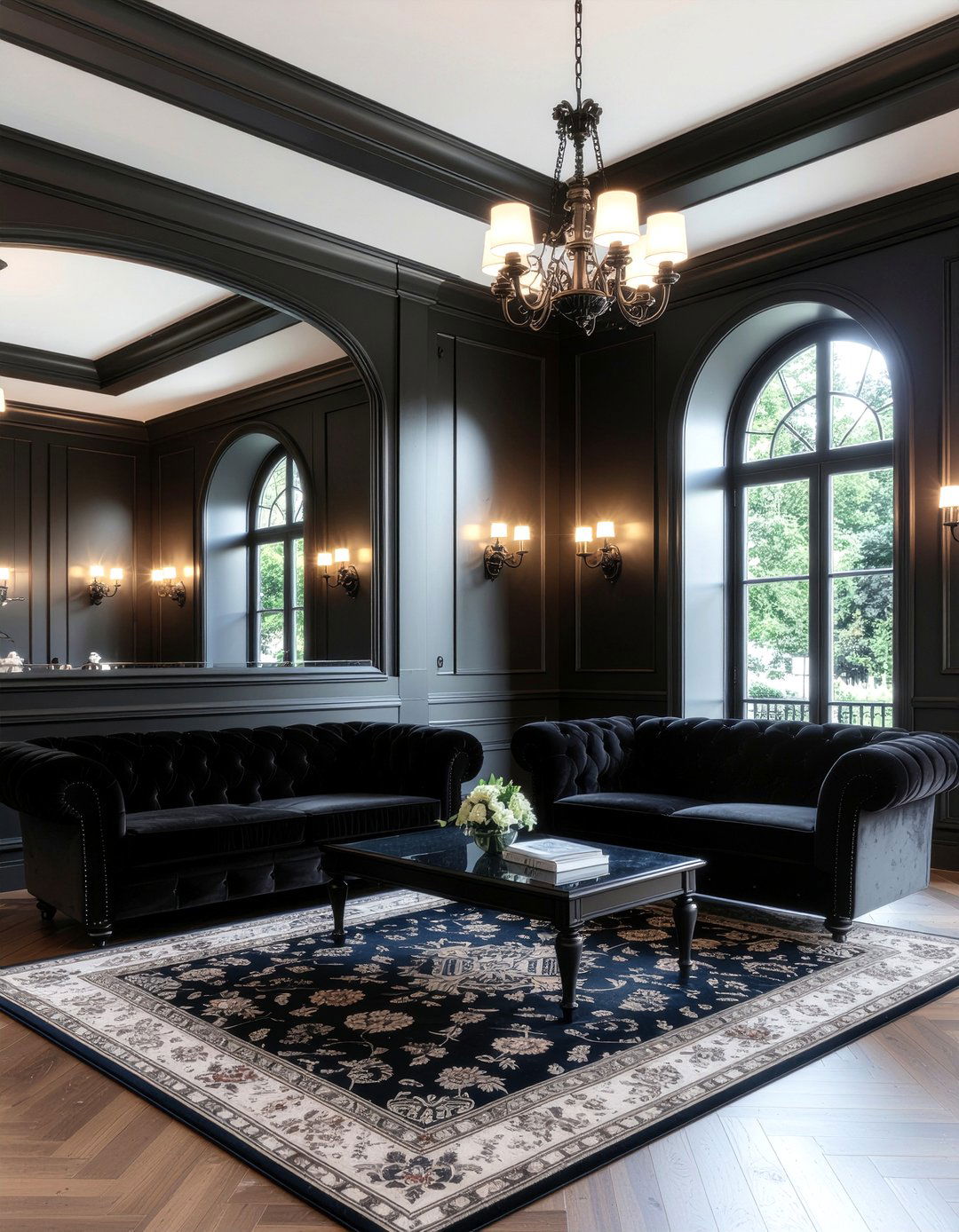 Gothic Victorian living room - 30 Victorian living room ideas