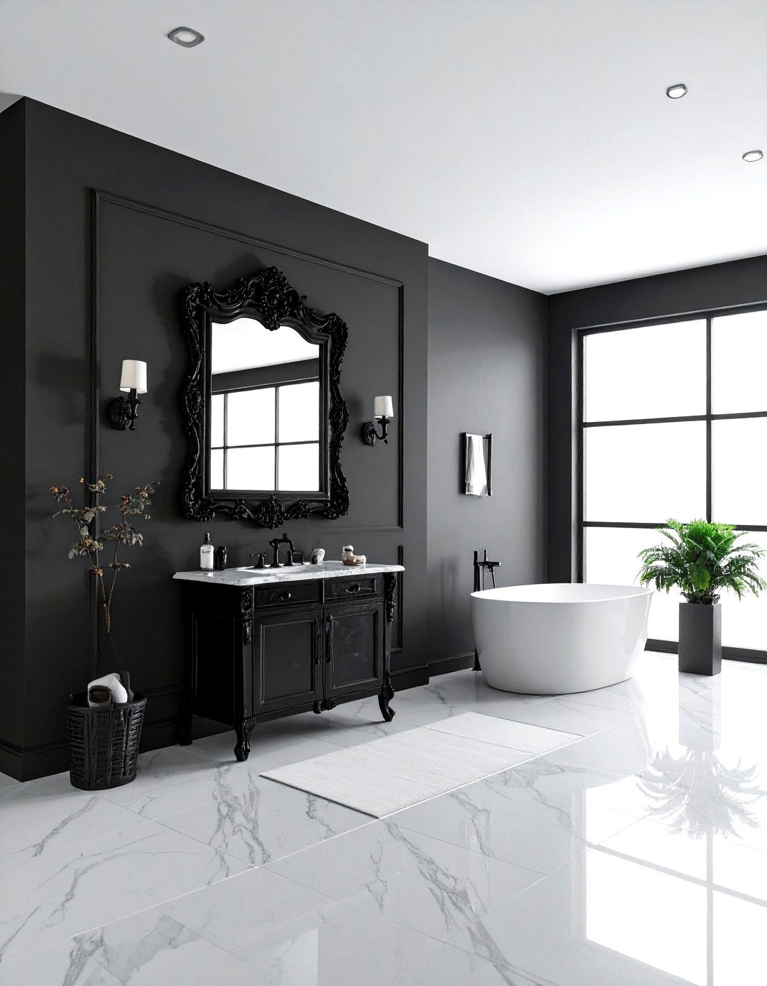 30 Chic Black Bathroom Decor Ideas for a High-End Atmosphere