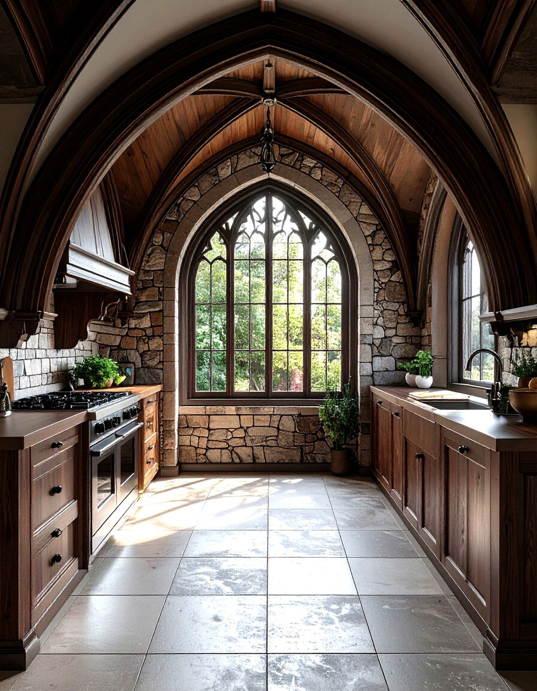 Gothic kitchen arch - 30 kitchen arch ideas