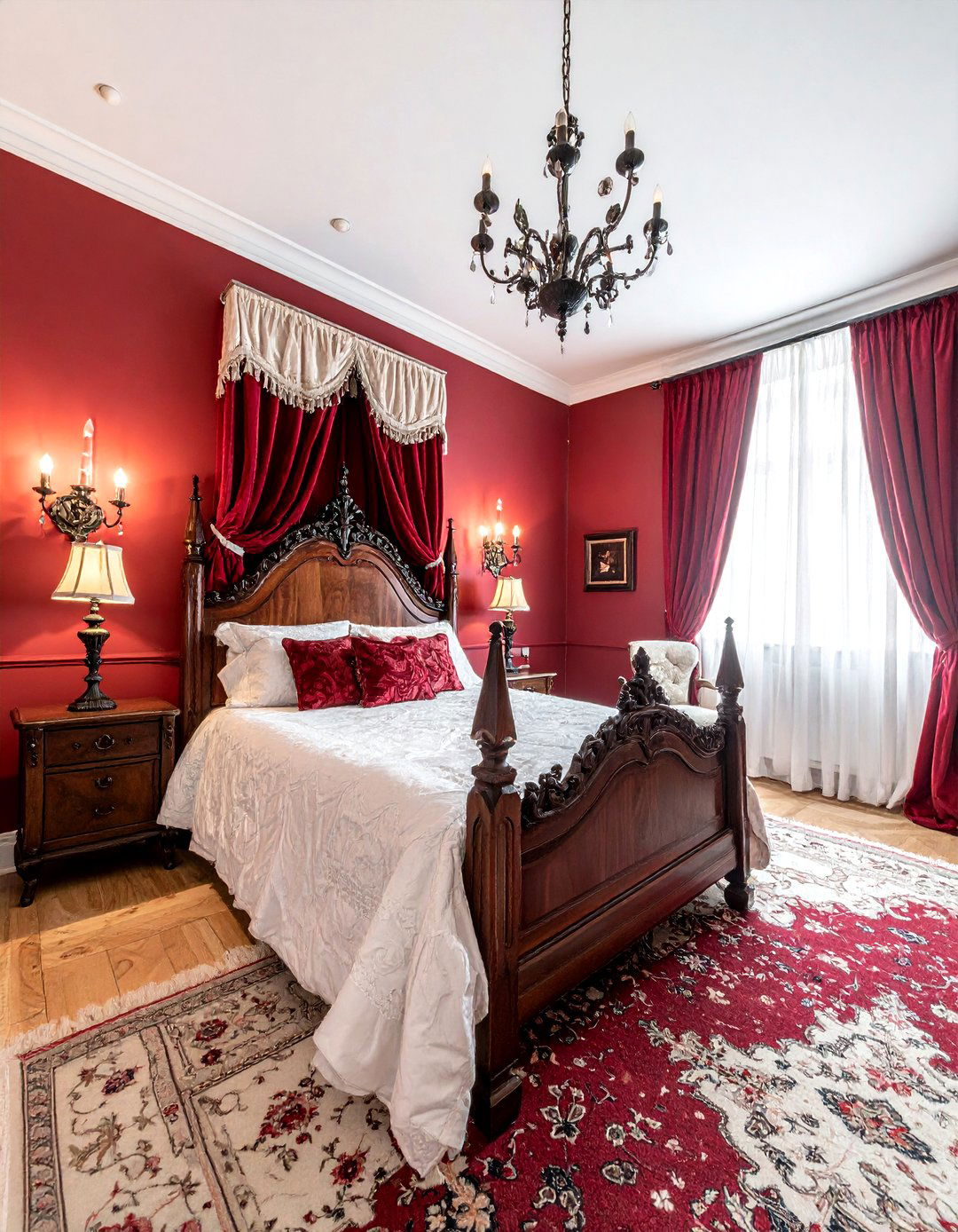 Gothic revival bedroom - 30 period home bedroom ideas