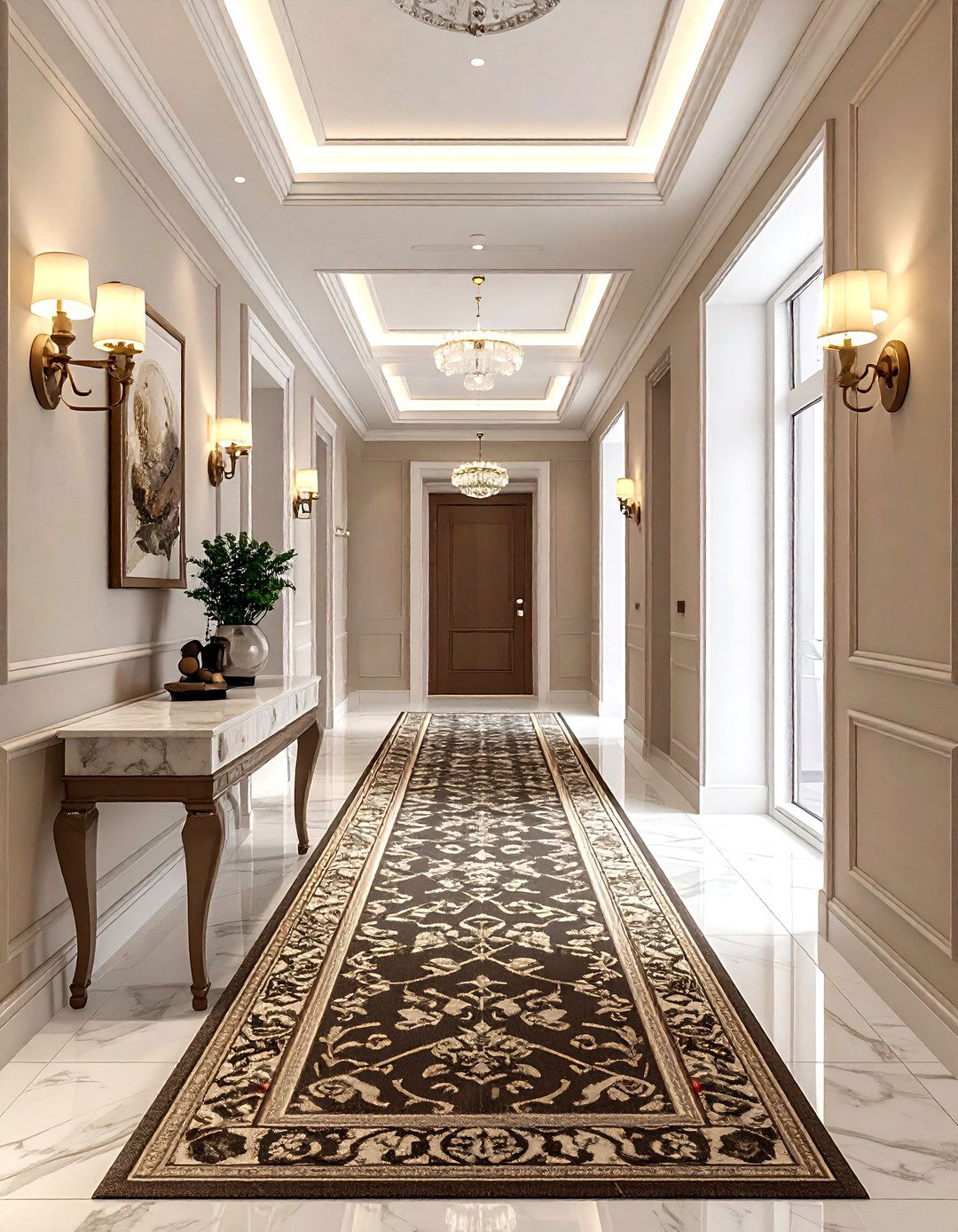 Grand Hallway - 30 traditional home decor ideas