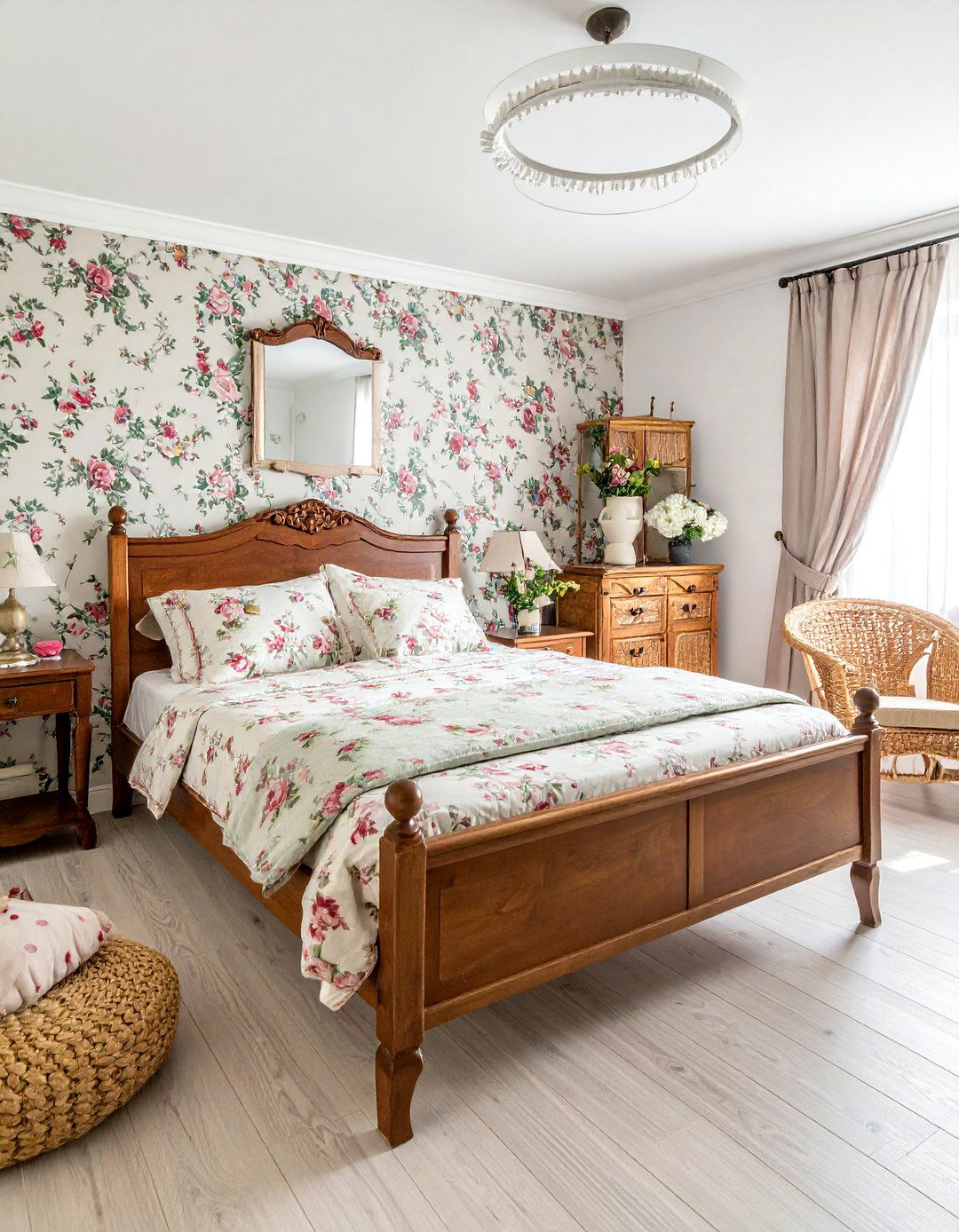 Grandmillennial bedroom - 30 period home bedroom ideas