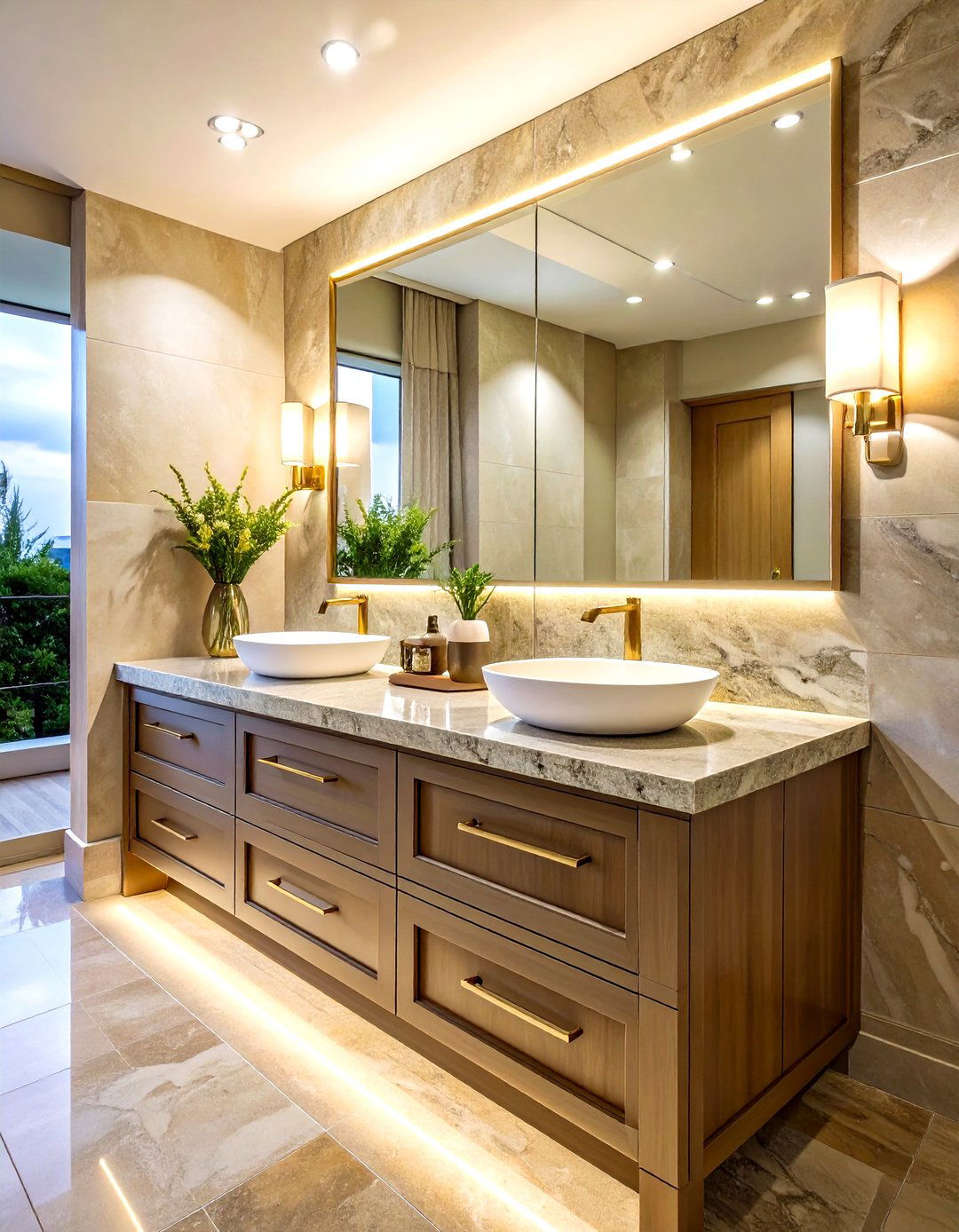 Granite Bathroom Vanity - 30 granite accent ideas