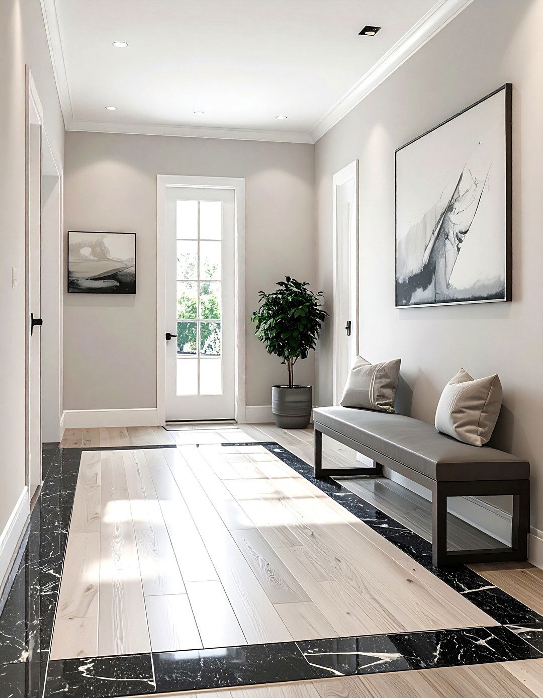 Granite Flooring Border - 30 granite accent ideas