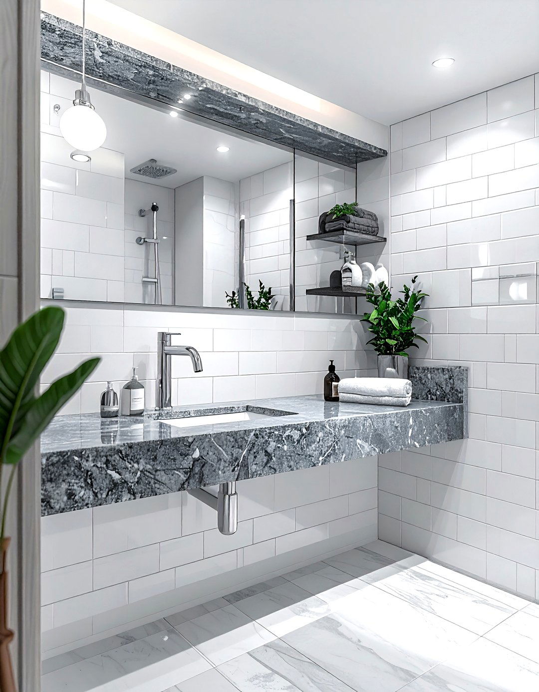 Granite Shower Niche - 30 granite accent ideas