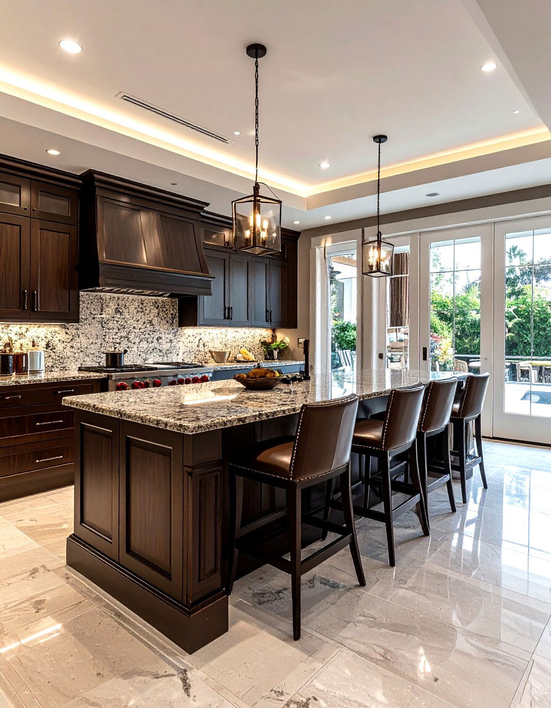 Granite Top Kitchen Island - 30 kitchen island with seating ideas