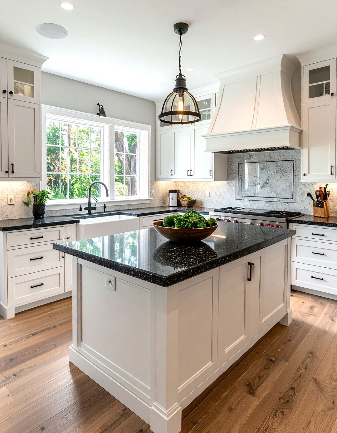 Granite countertop farmhouse sink - 30 farmhouse sink kitchen ideas