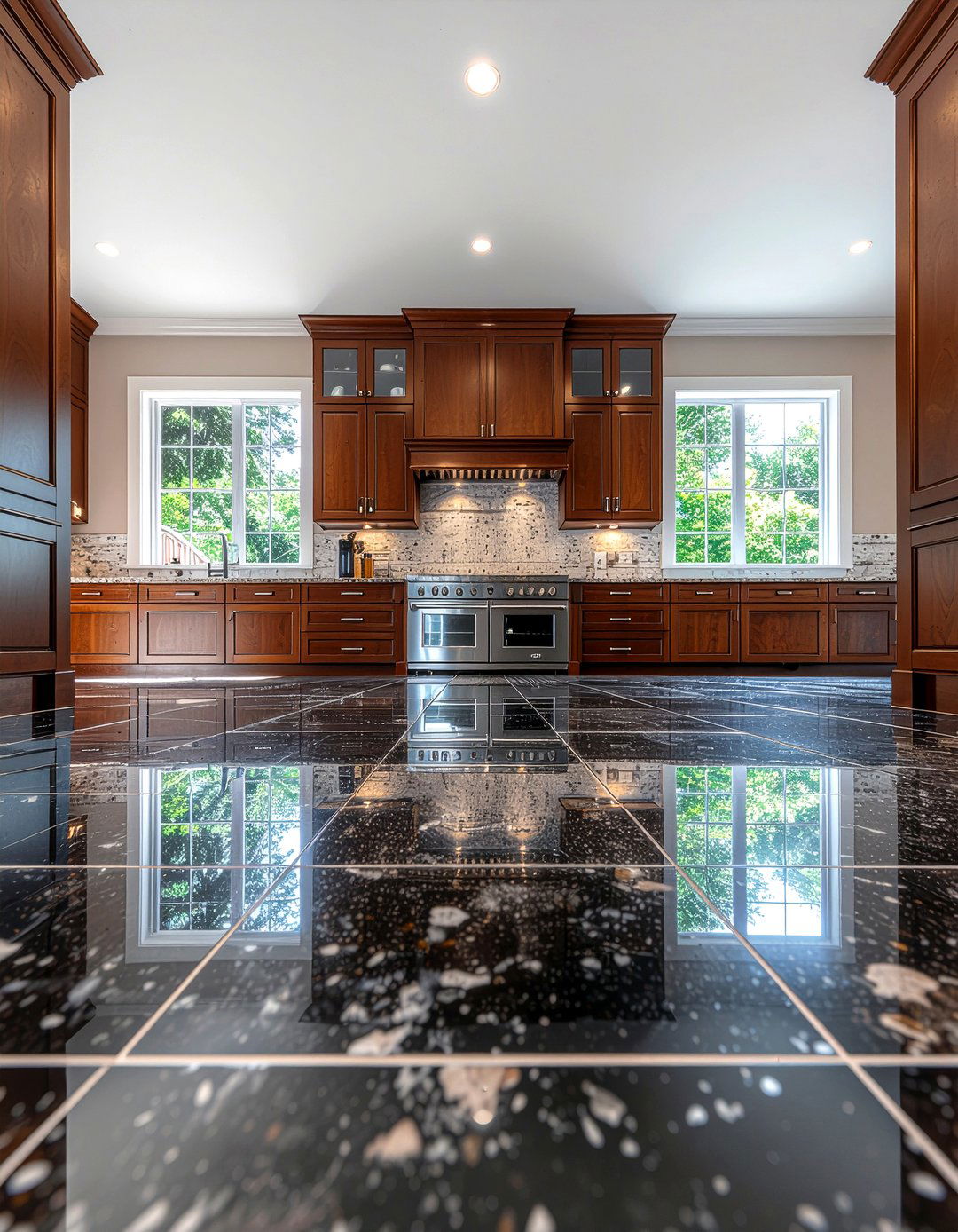 Granite flooring - 30 kitchen flooring ideas