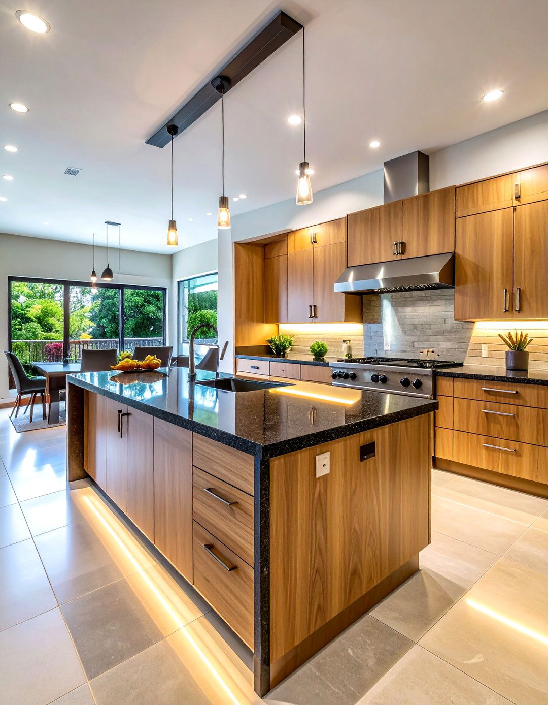 Granite kitchen countertops - 30 stone decor ideas