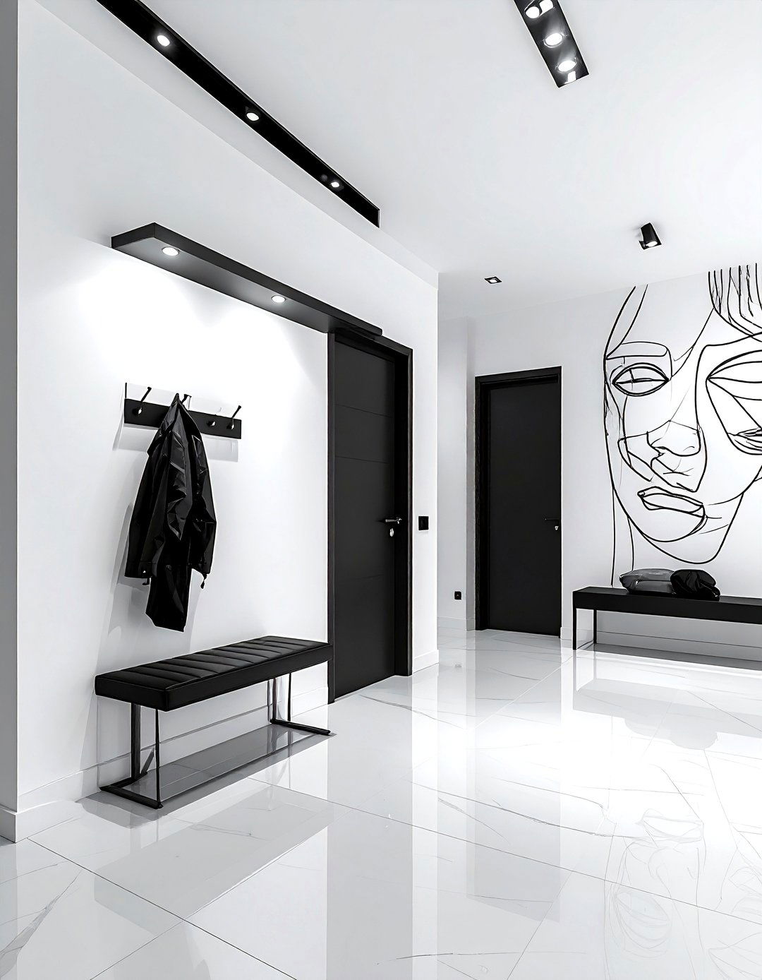 Graphic Line Art - 30 bold wallpaper ideas