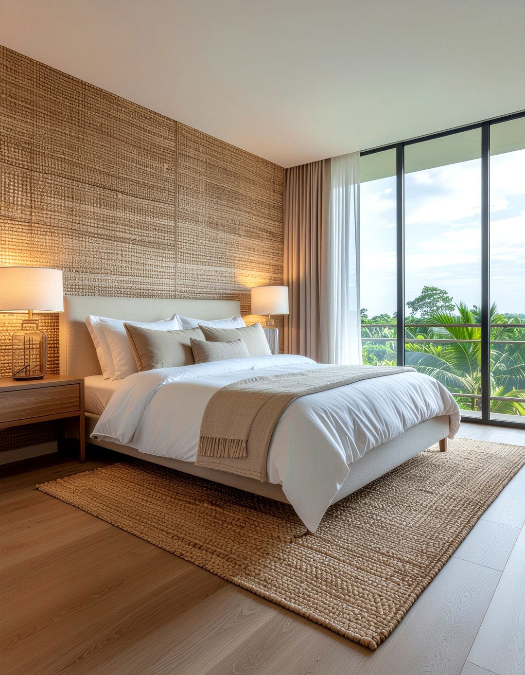 Grasscloth Bedroom Wallpaper - 30 bedroom wallpaper ideas