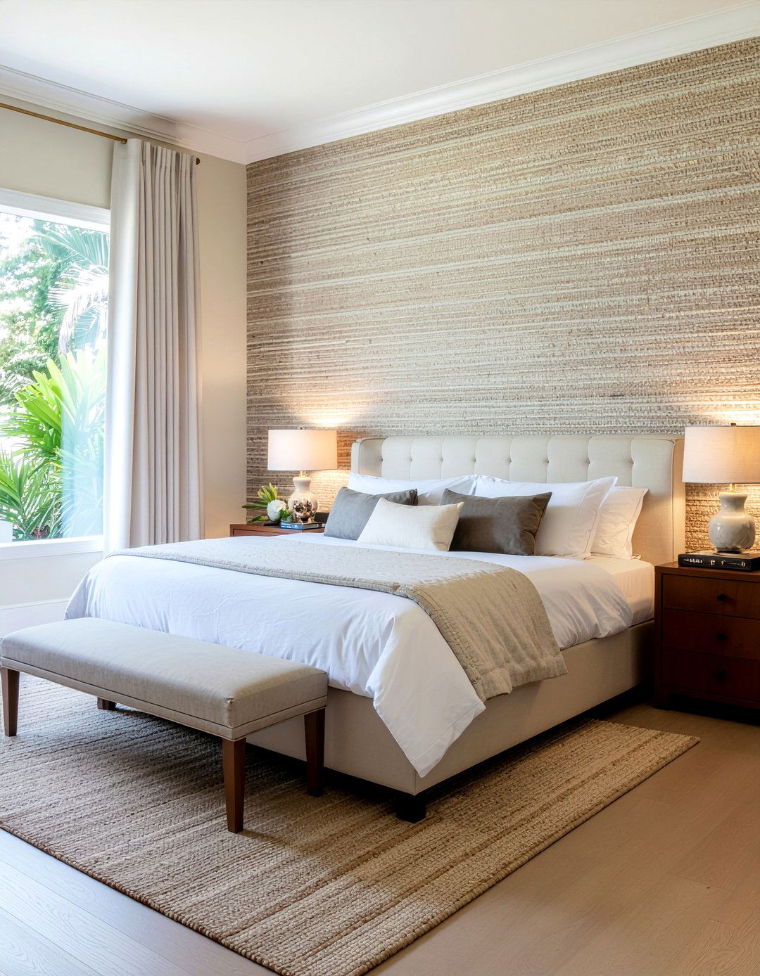 Grasscloth Peel And Stick Wallpaper - 30 bedroom removable wallpapers