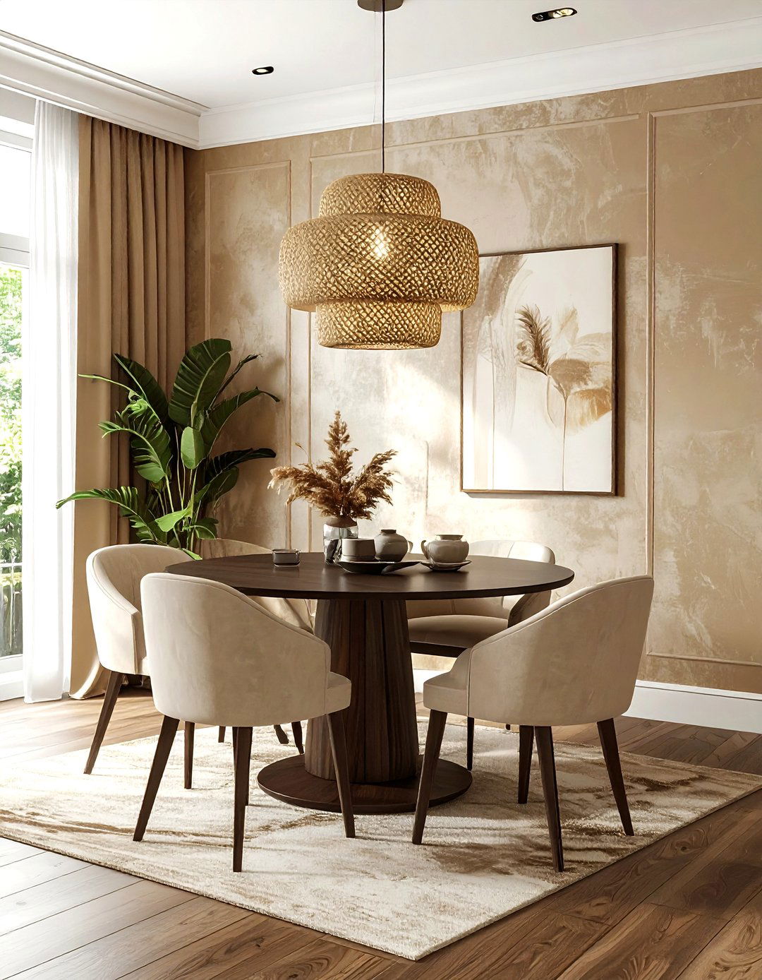 Grasscloth Wallpaper Dining Room - 30 Charleston dining room ideas