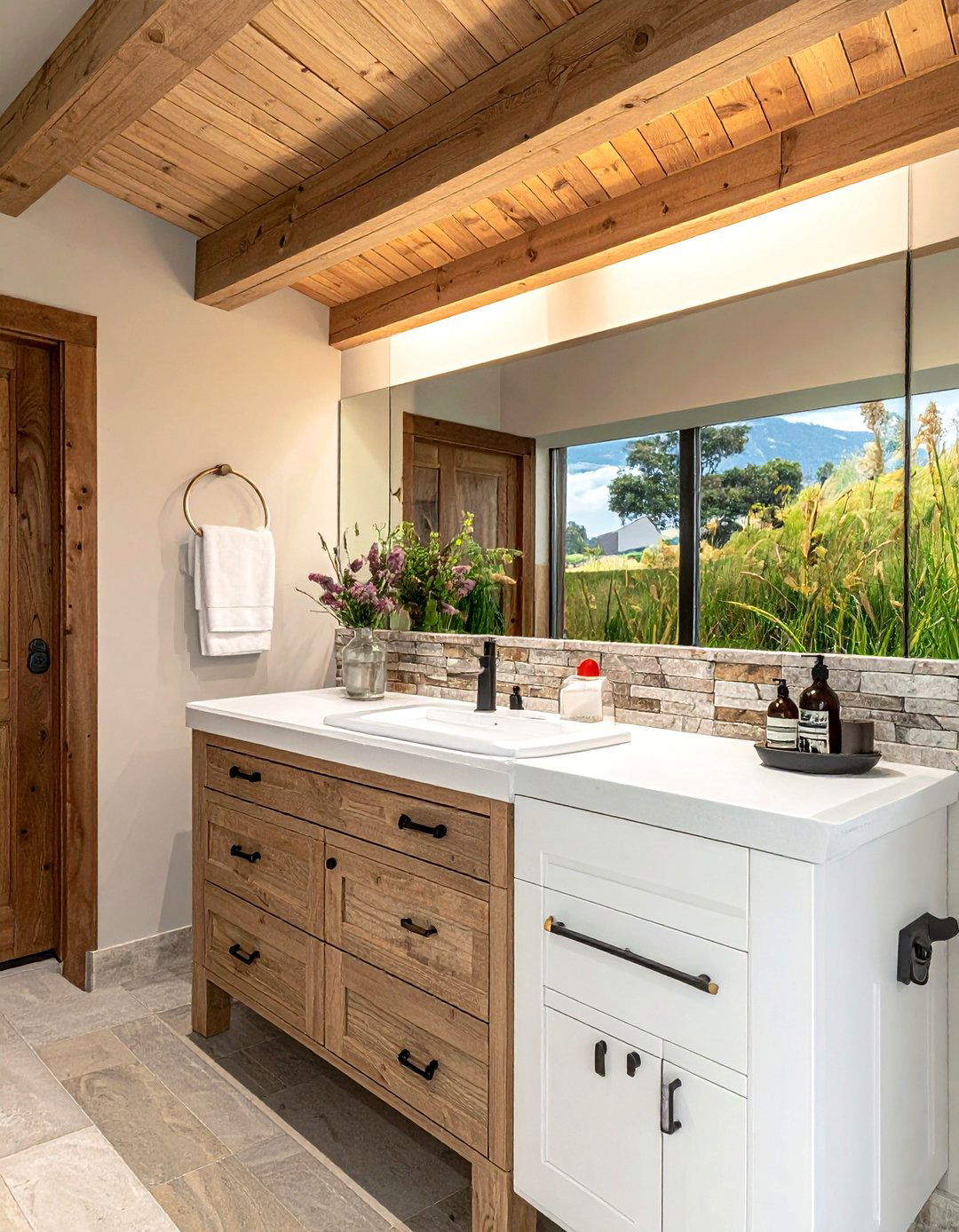 Grasscloth bathroom wallpaper - 30 bathroom wallpaper ideas