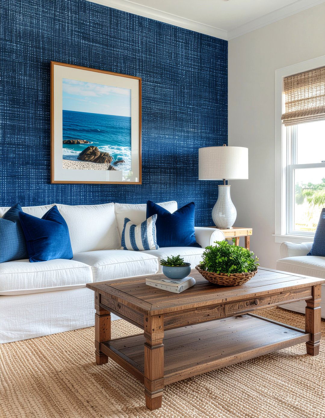 Grasscloth wallpaper - 30 living room modern wallpapers