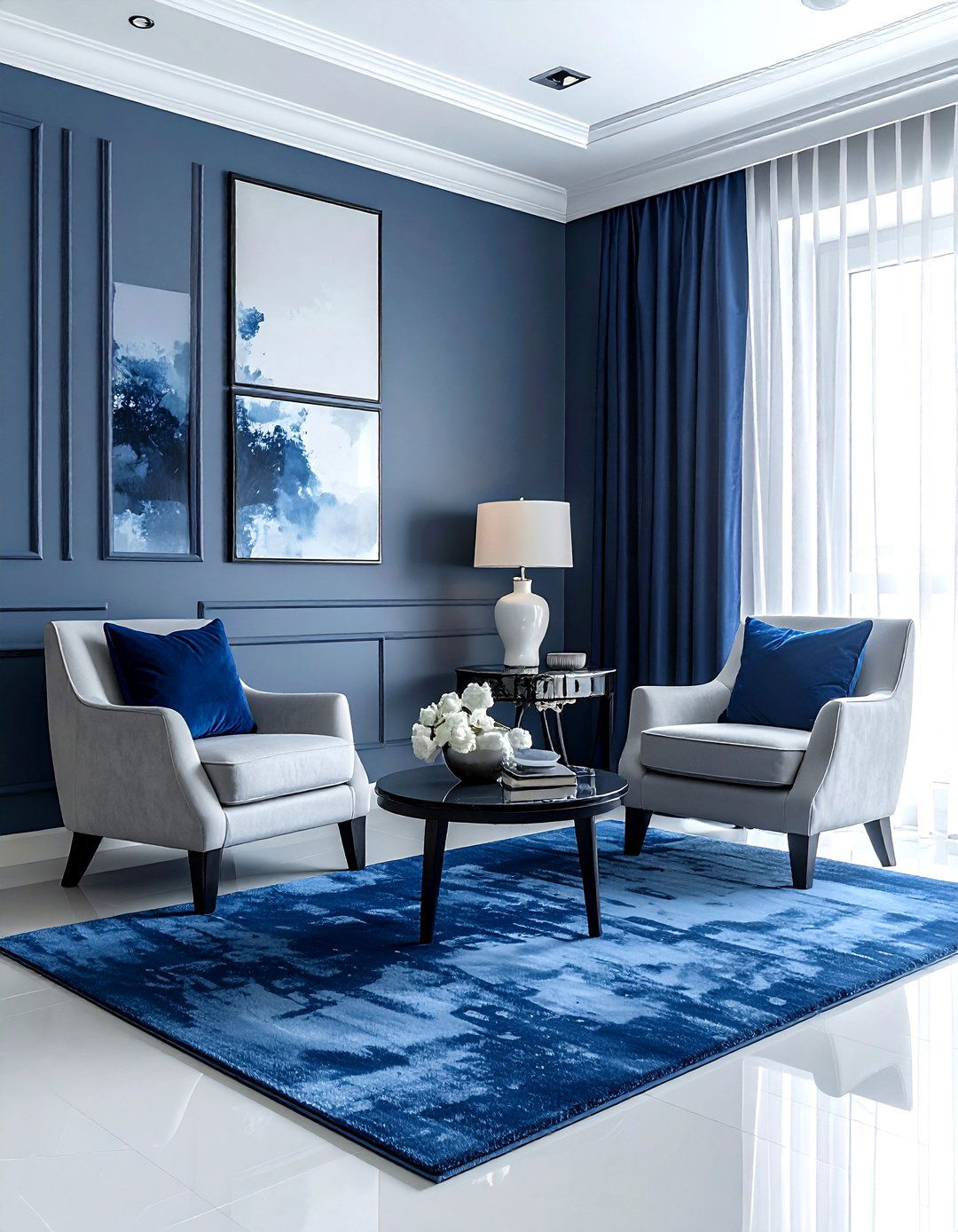 Gray And Blue Living Room - 30 gray living room ideas