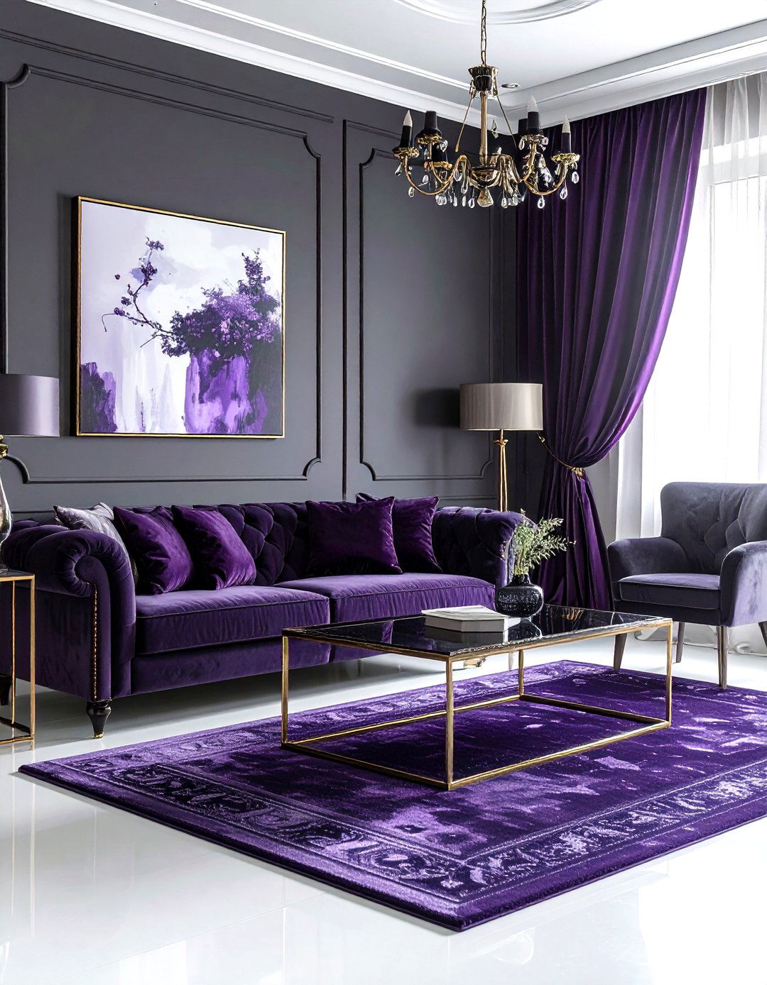 Gray And Plum Living Room - 30 gray living room ideas