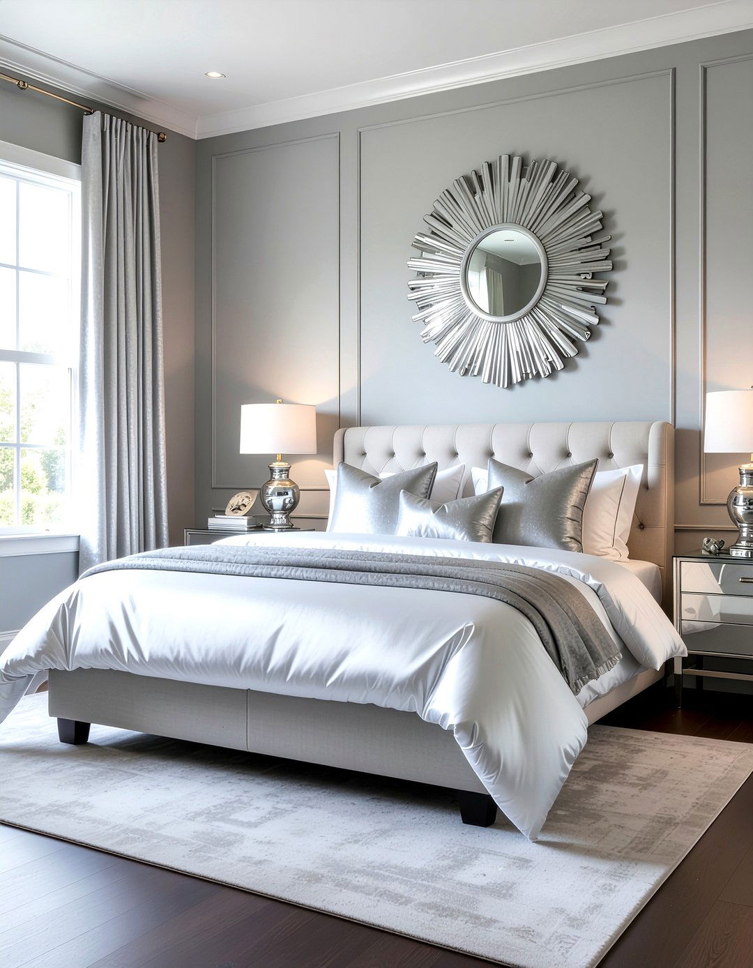 Gray And Silver Bedroom - 30 cool gray bedroom ideas