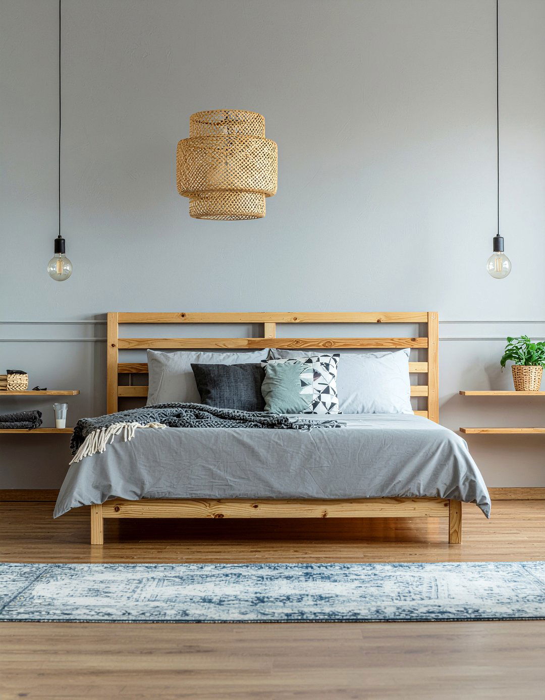 Gray And Wood Furniture - 30 cool gray bedroom ideas