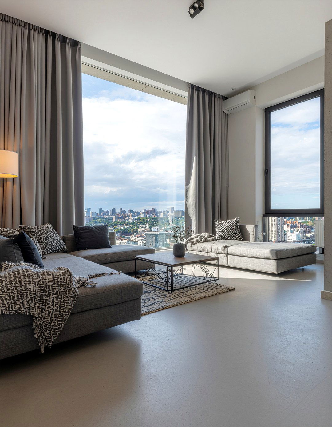 Gray Blackout Drapes Living Room - 30 living room drapes