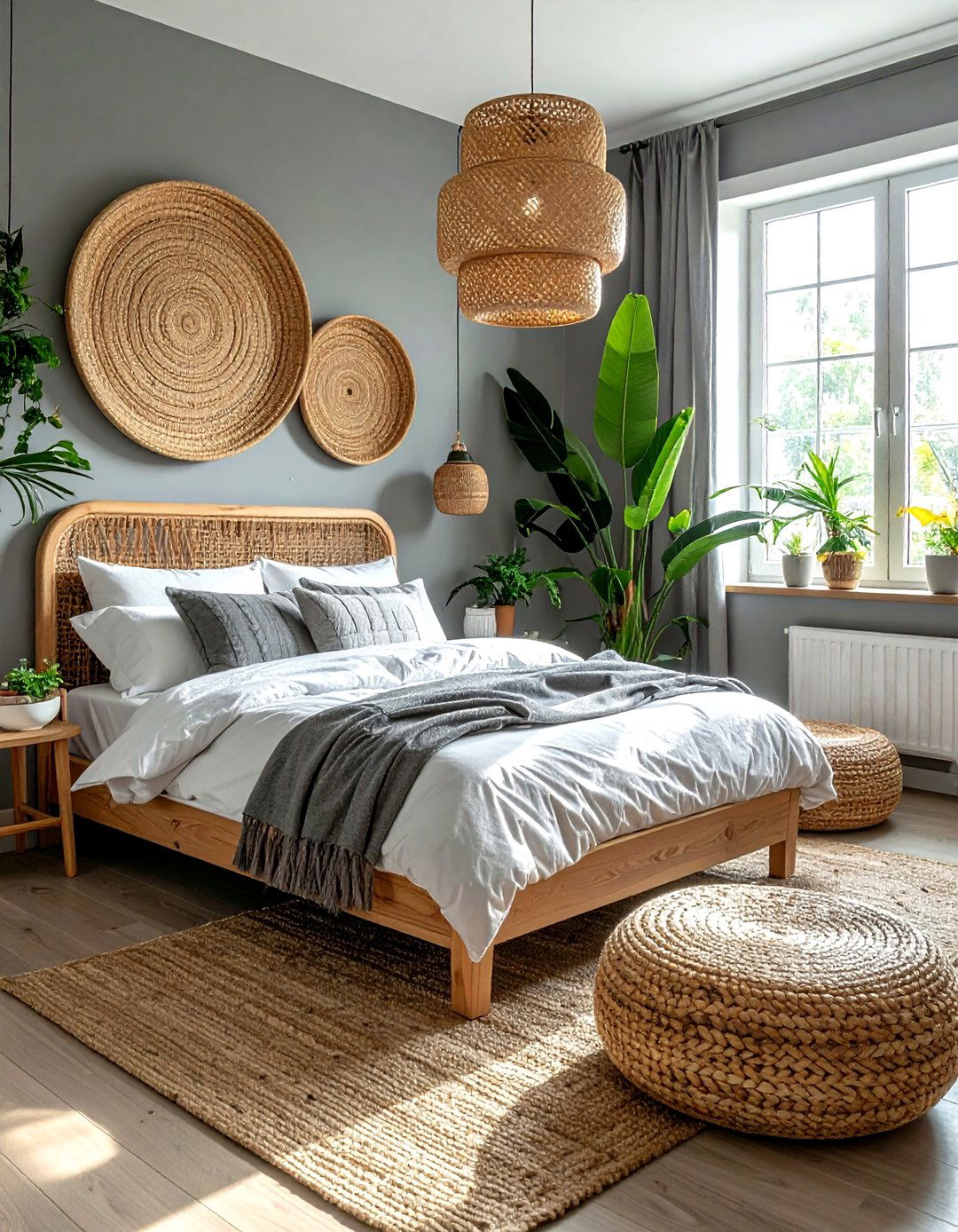 30 Relaxing Bohemian Gray Bedroom Ideas for Your Retreat