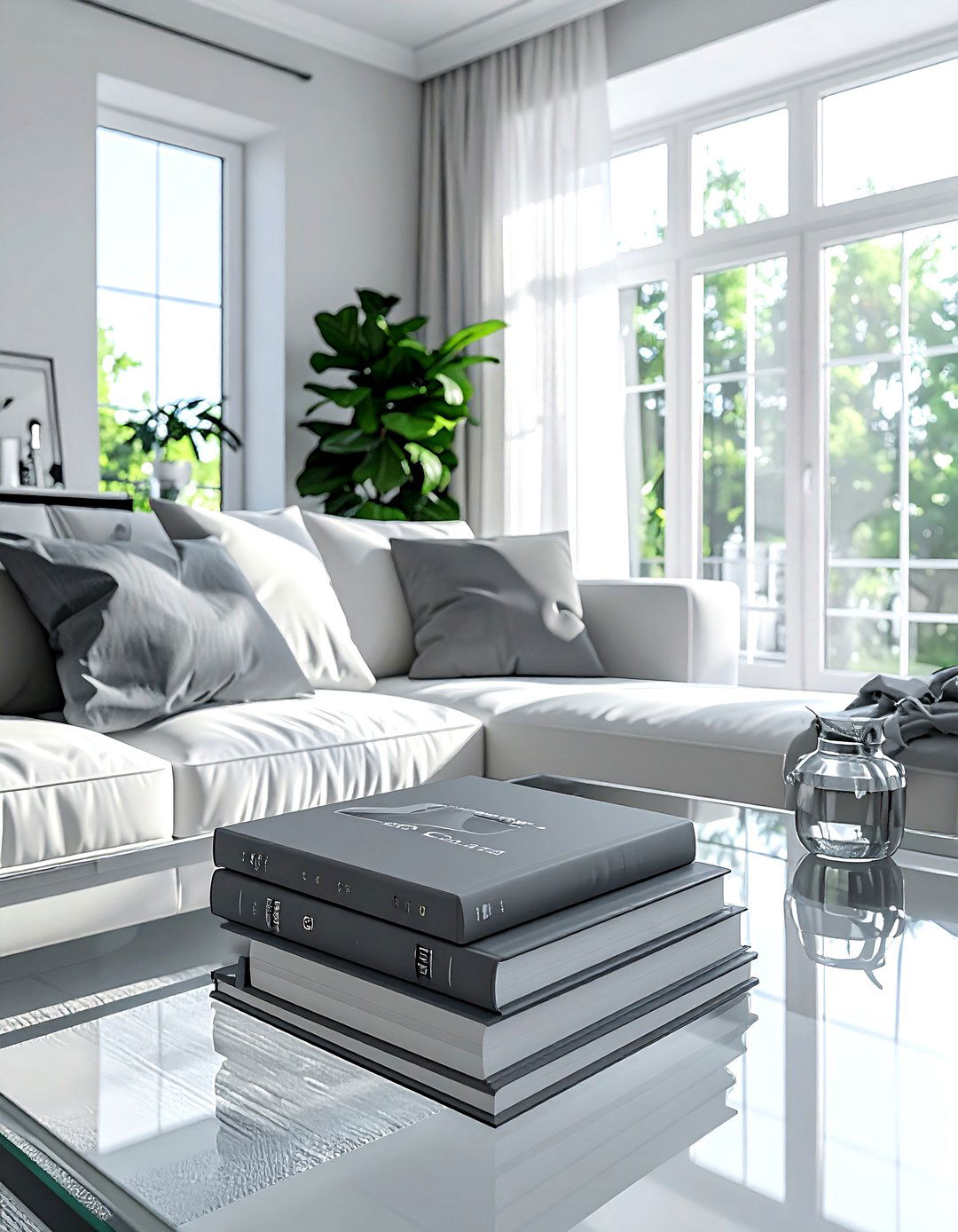 Gray Coffee Table Books - 30 gray living room accessories ideas