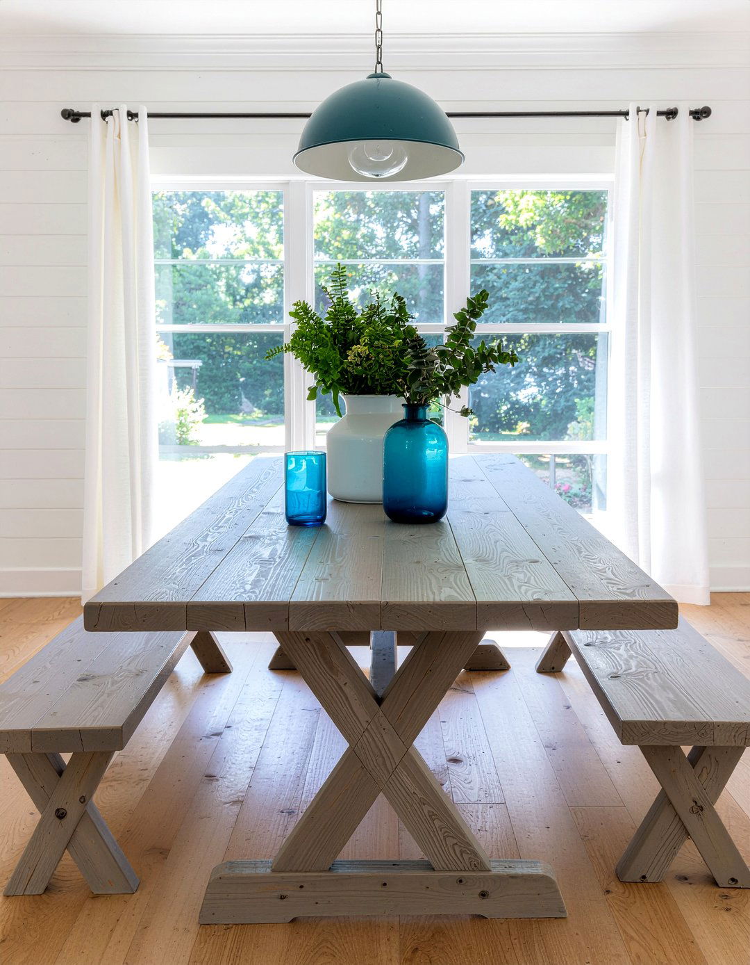 Gray Farmhouse Dining Table - 30 farmhouse dining table ideas