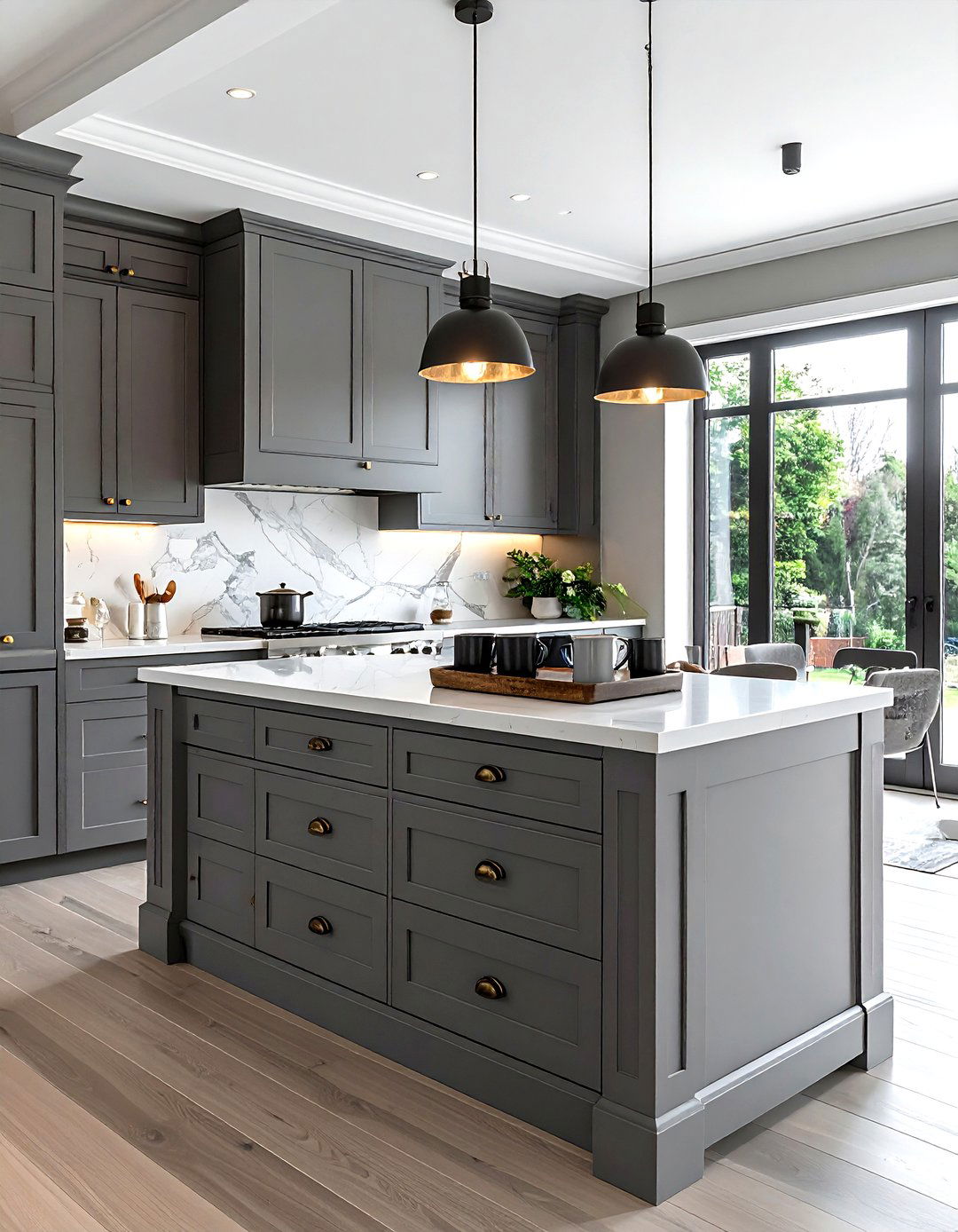 Gray Kitchen Sideboard Buffet - 30 gray kitchen furniture ideas