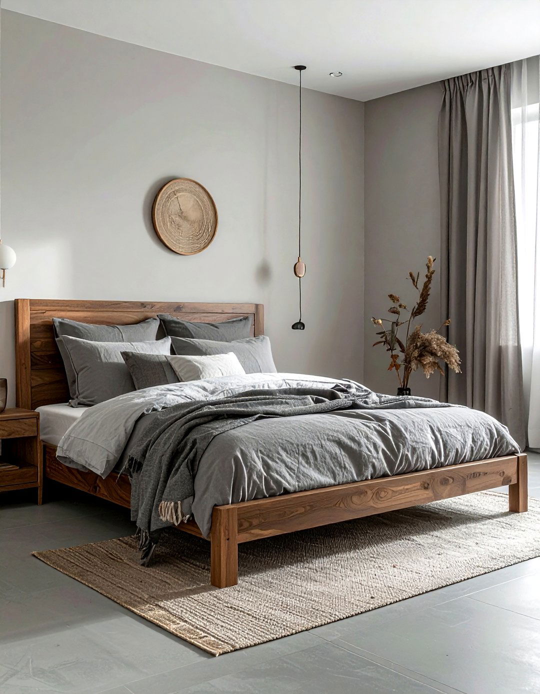 Gray Linen Bedroom - 30 minimalist gray bedroom ideas